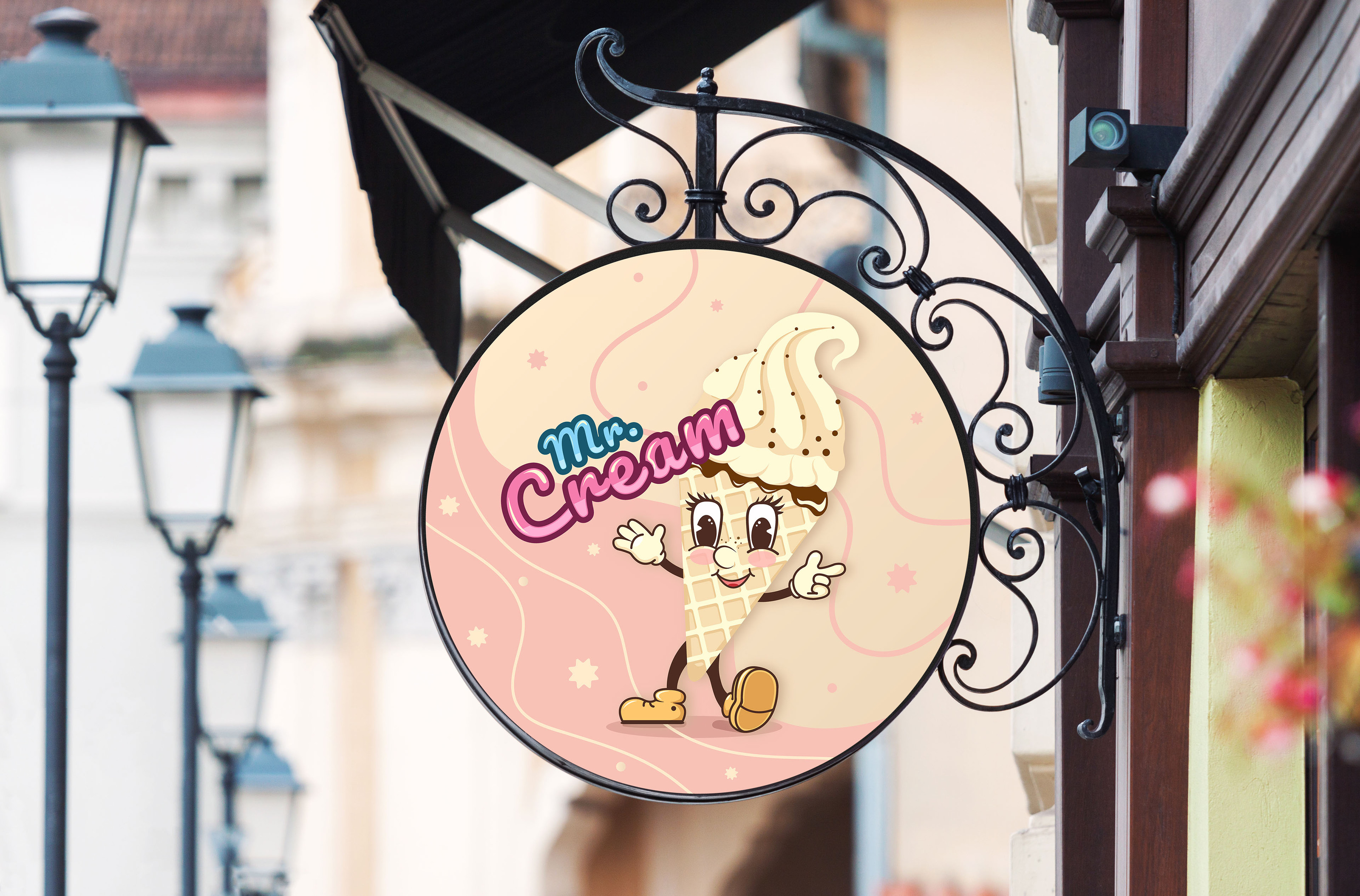 Лого маскот для кафе мороженого — Изображение №7 — Интерфейсы, Брендинг на Dprofile