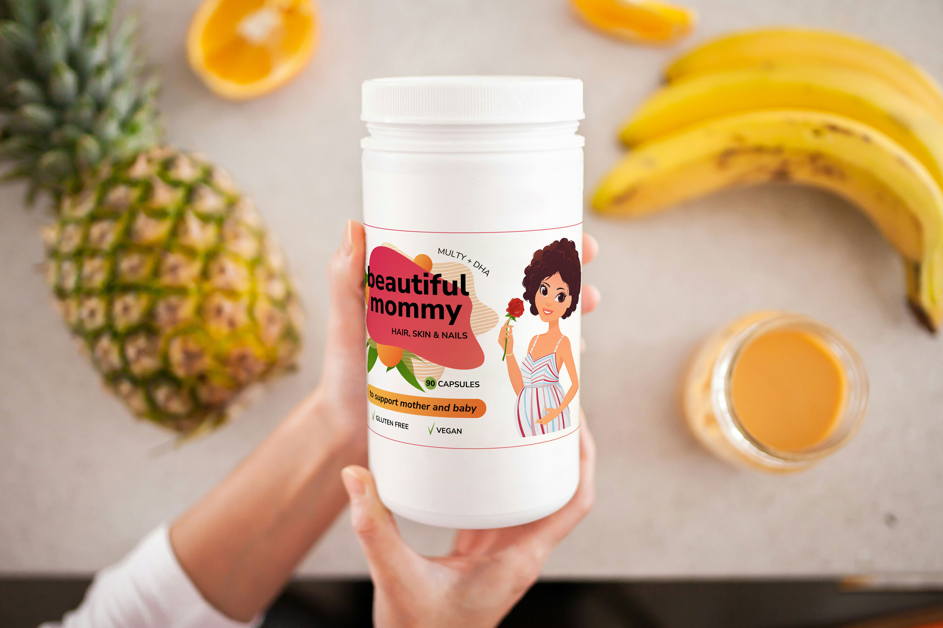 Дизайн упаковки витаминов для женщин — Изображение №5 — Брендинг, Иллюстрация на Dprofile