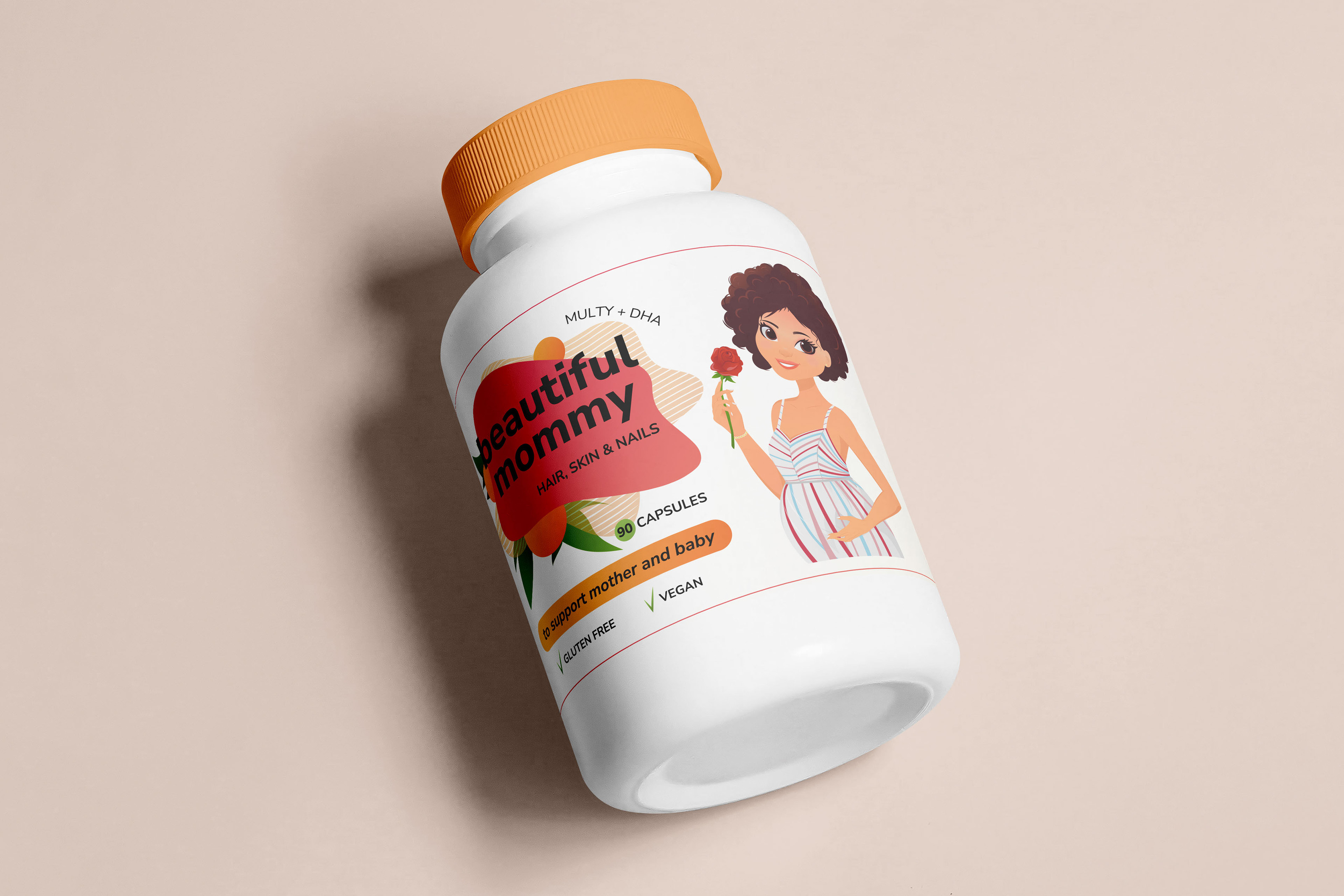Дизайн упаковки витаминов для женщин — Изображение №3 — Брендинг, Иллюстрация на Dprofile