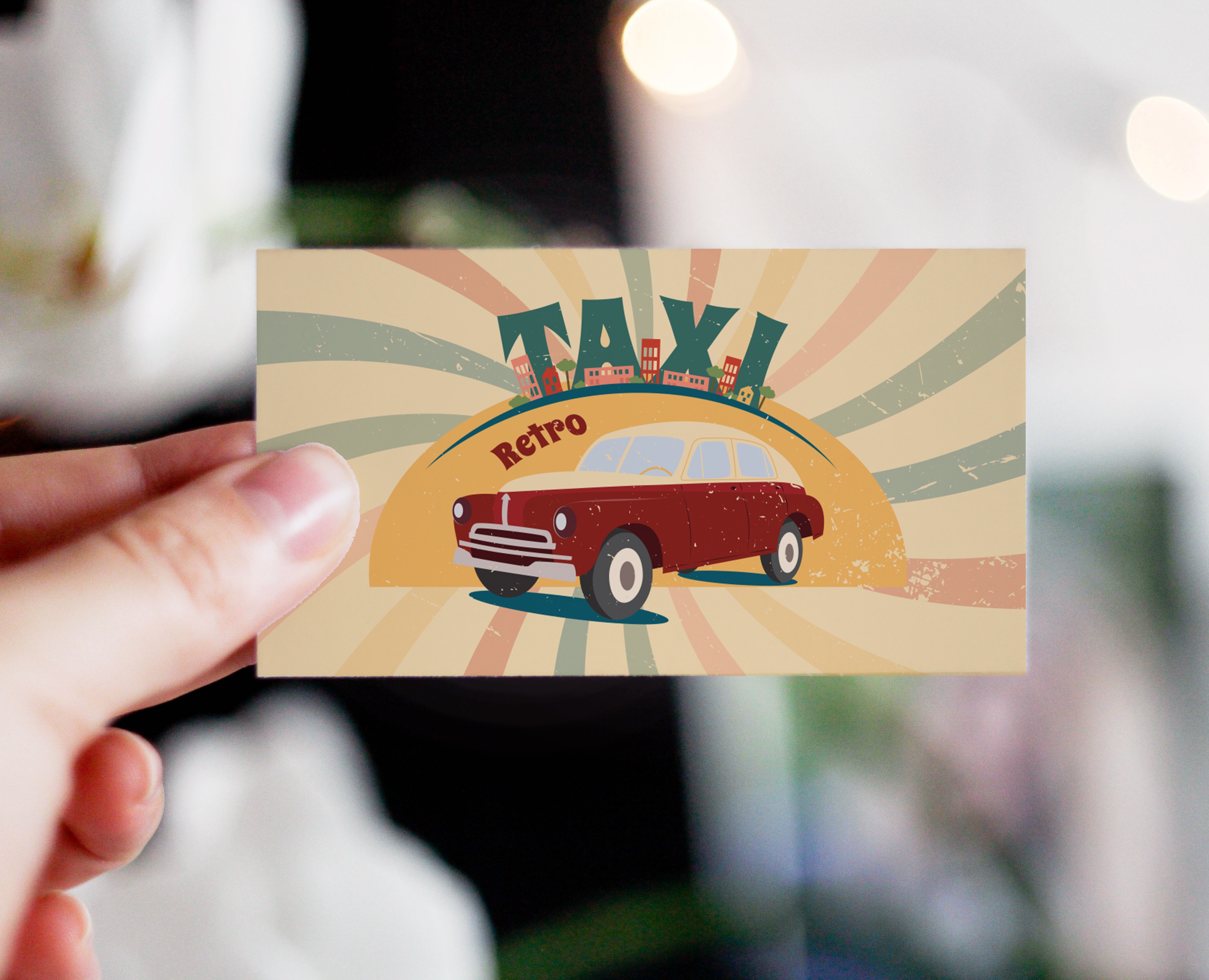 TAXI business card — Брендинг, Иллюстрация на Dprofile