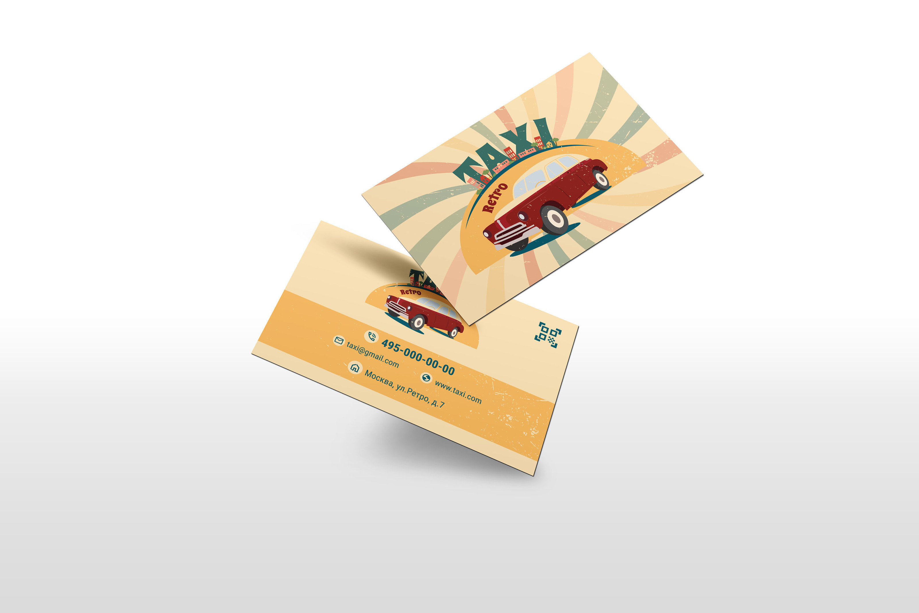 TAXI business card — Изображение №4 — Брендинг, Иллюстрация на Dprofile
