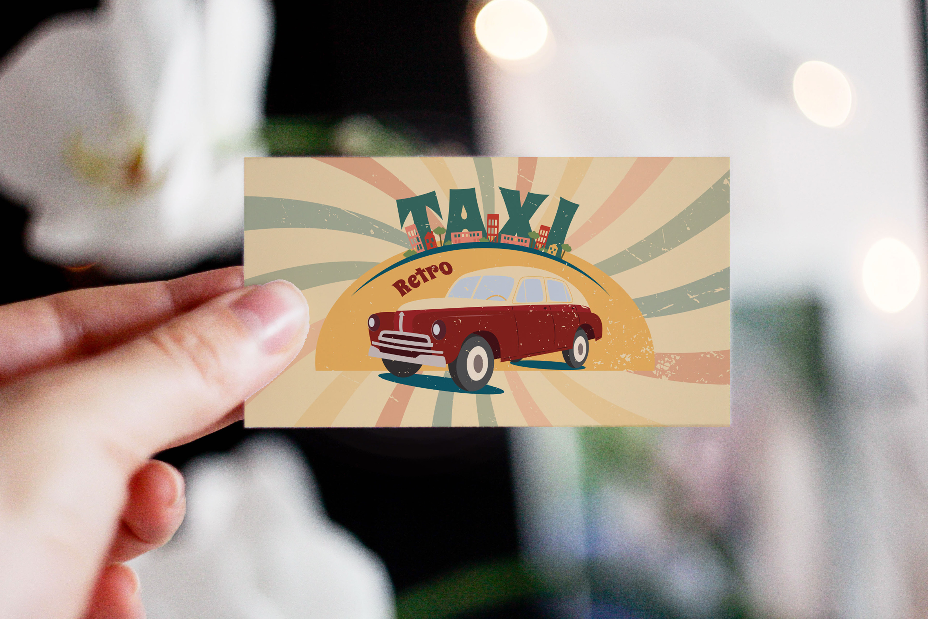 TAXI business card — Изображение №1 — Брендинг, Иллюстрация на Dprofile