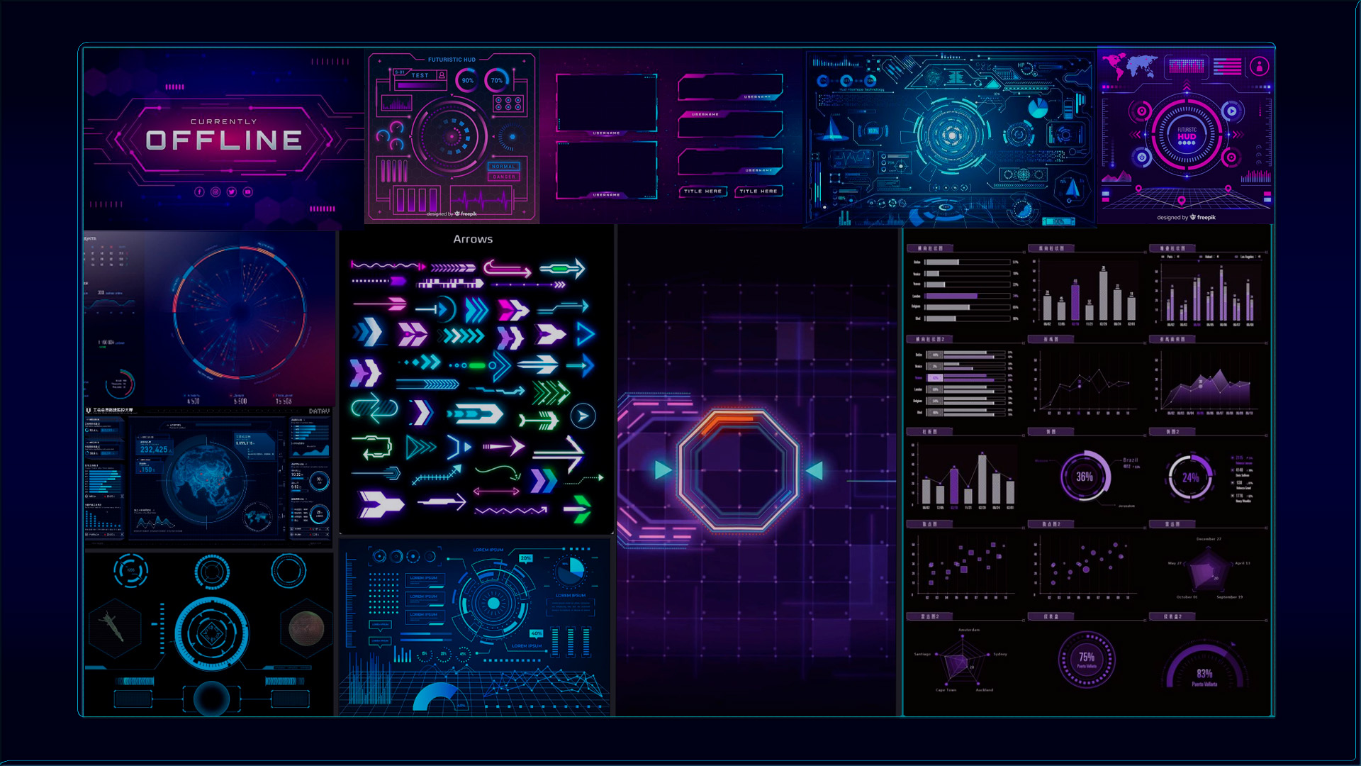HUD интерфейс — Изображение №3 — Анимация на Dprofile