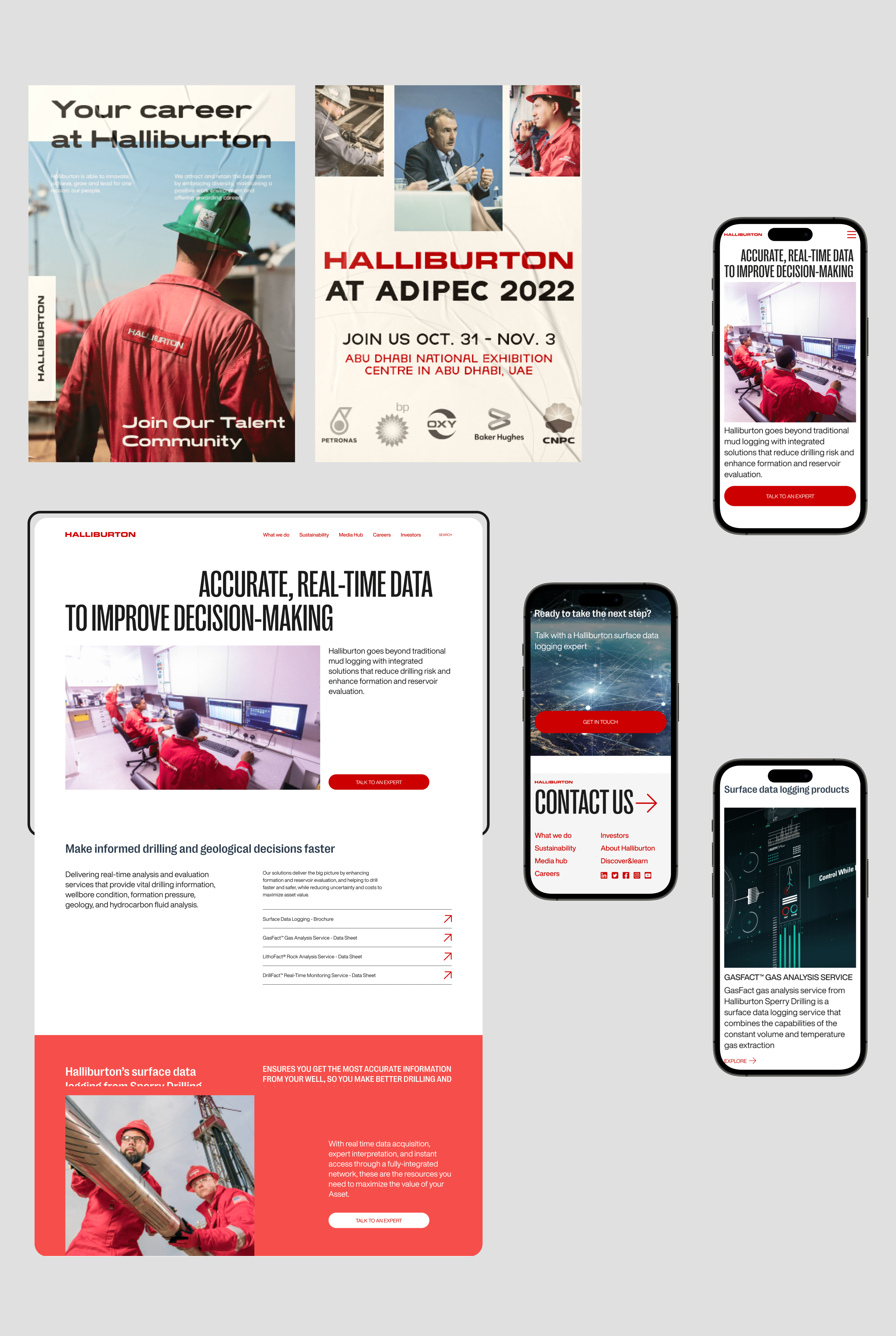 Halliburton — Corporate website — Изображение №7 — Интерфейсы, Графика на Dprofile