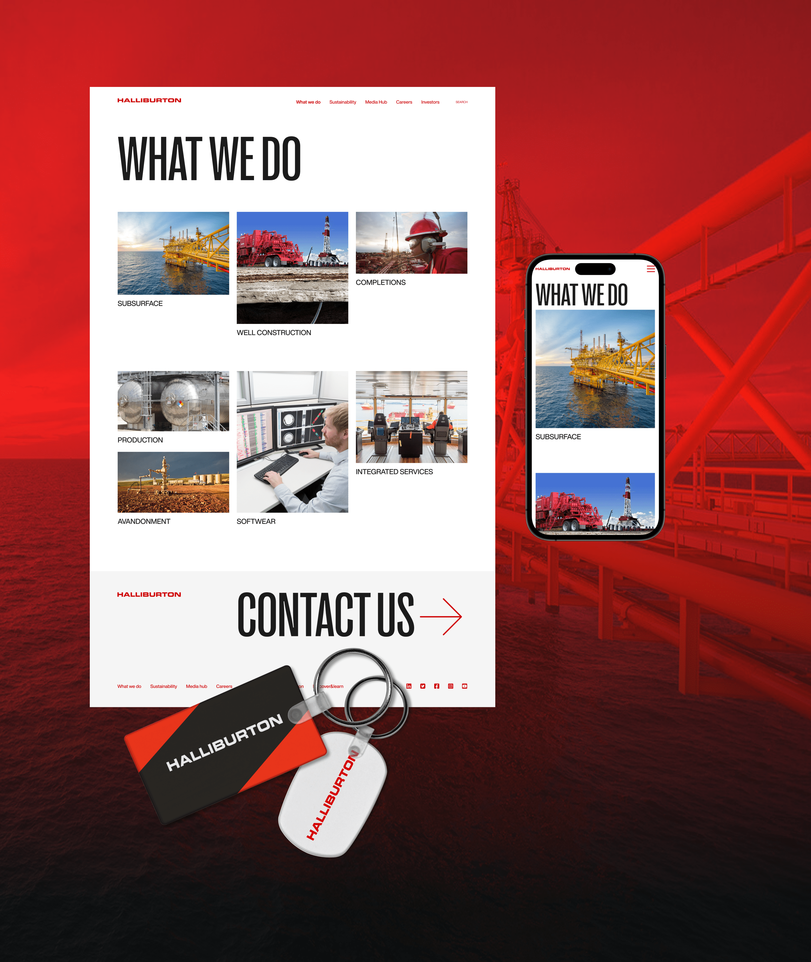 Halliburton — Corporate website — Изображение №6 — Интерфейсы, Графика на Dprofile