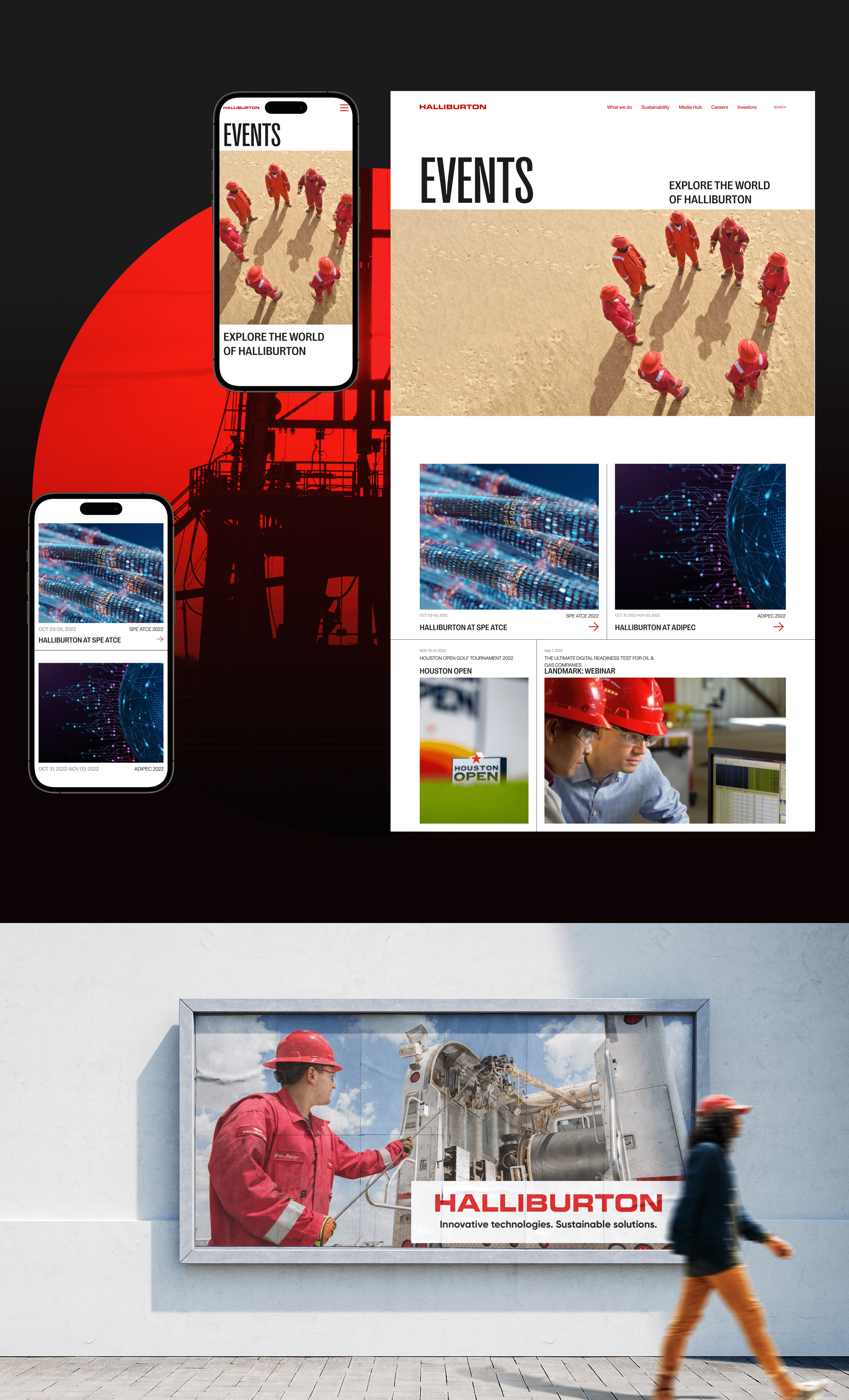 Halliburton — Corporate website — Изображение №8 — Интерфейсы, Графика на Dprofile