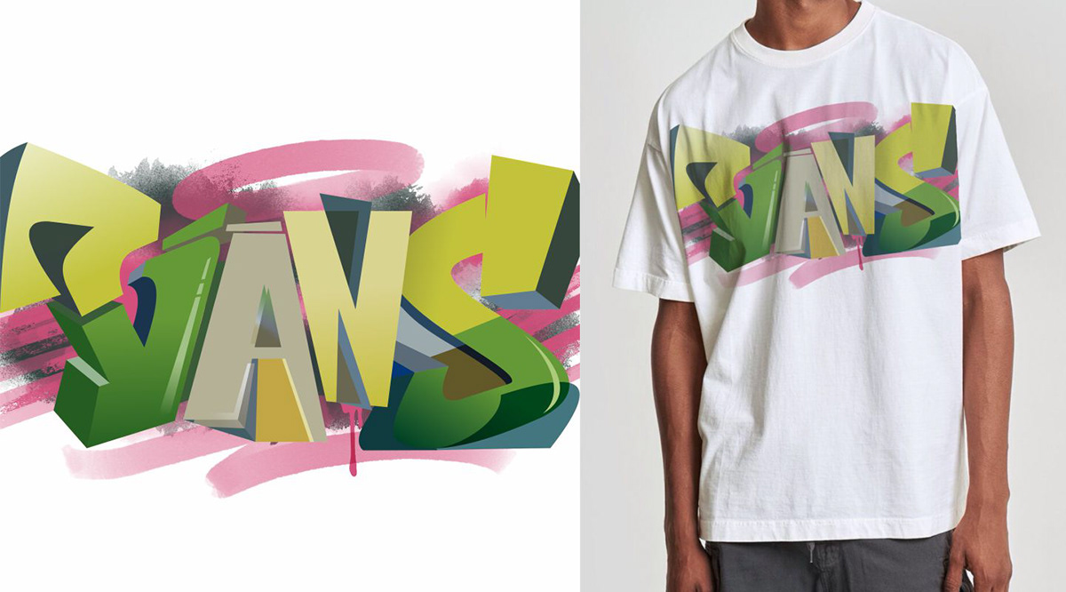 Vans graffiti prints — Изображение №3 — Брендинг, Иллюстрация на Dprofile