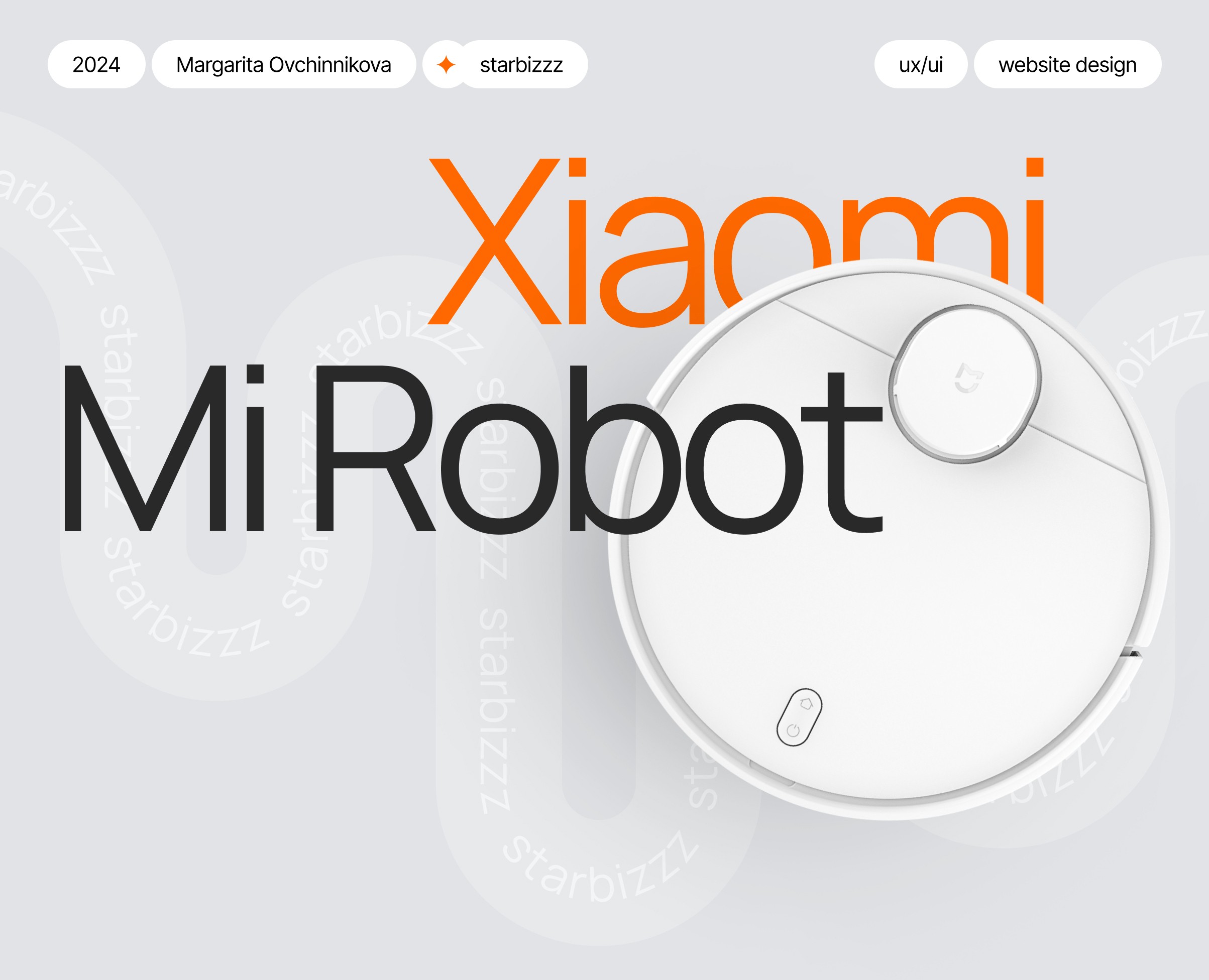 Website design/Xiaomi Mi Robot — Интерфейсы на Dprofile