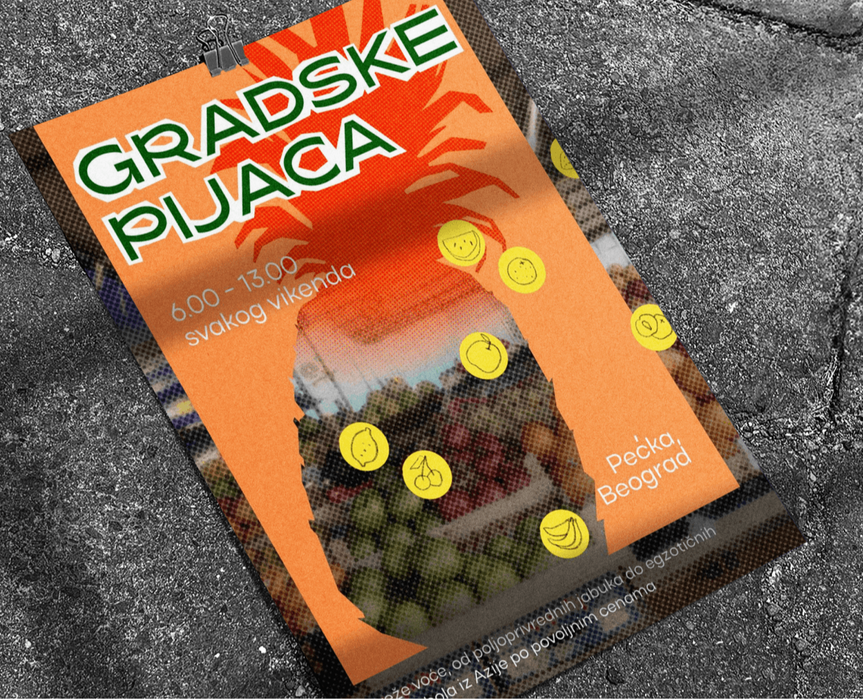 POSTER DESIGN | ДИЗАЙН ПЛАКАТОВ | GRADSKE PIJACA — Брендинг, Графика на Dprofile