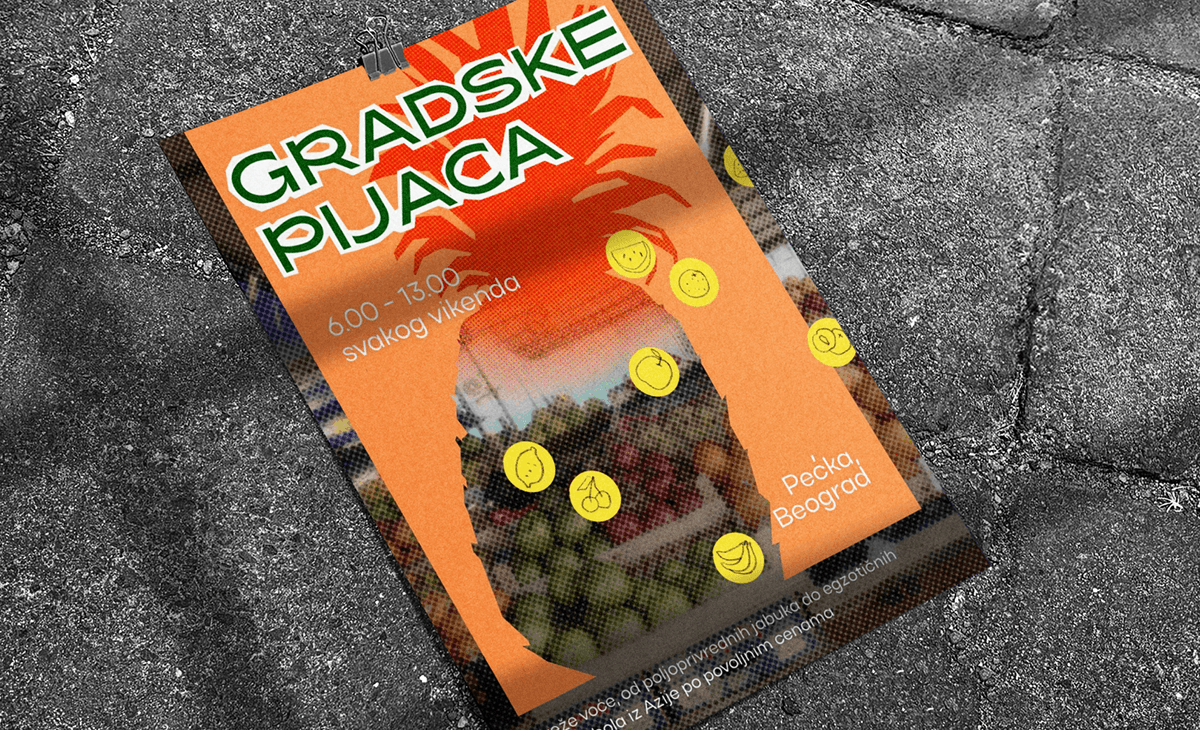 POSTER DESIGN | ДИЗАЙН ПЛАКАТОВ | GRADSKE PIJACA — Изображение №2 — Брендинг, Графика на Dprofile
