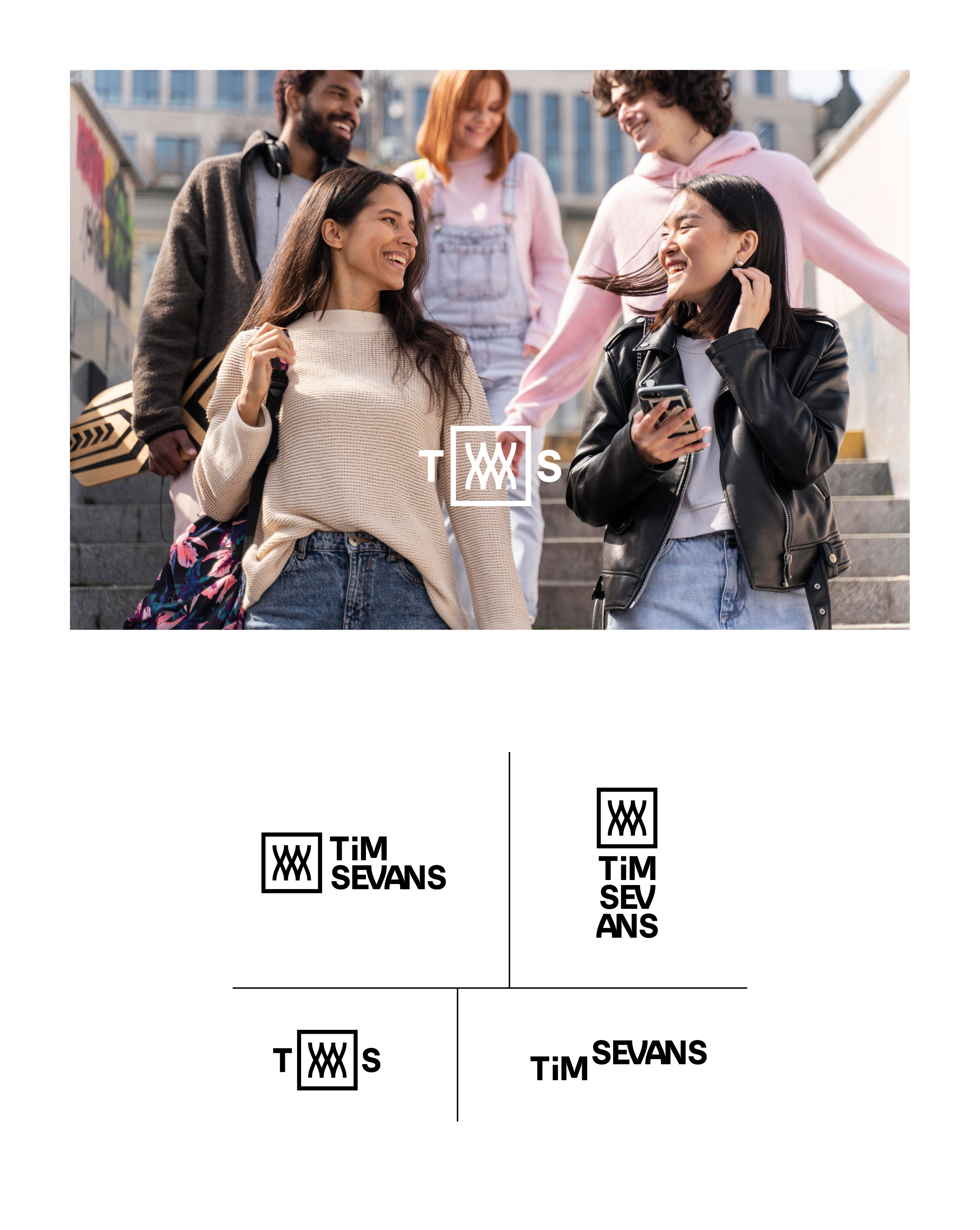 Логотип для бренда одежды Tim Sevans — Изображение №3 — Брендинг, Графика на Dprofile