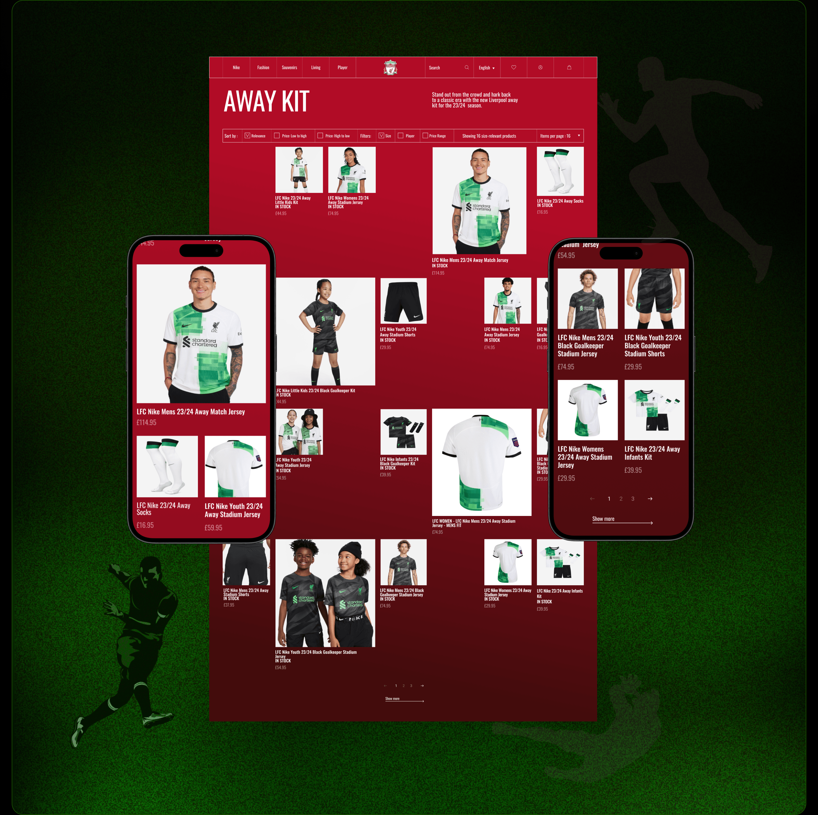 Liverpool FC Store — Изображение №7 — Интерфейсы, Брендинг на Dprofile