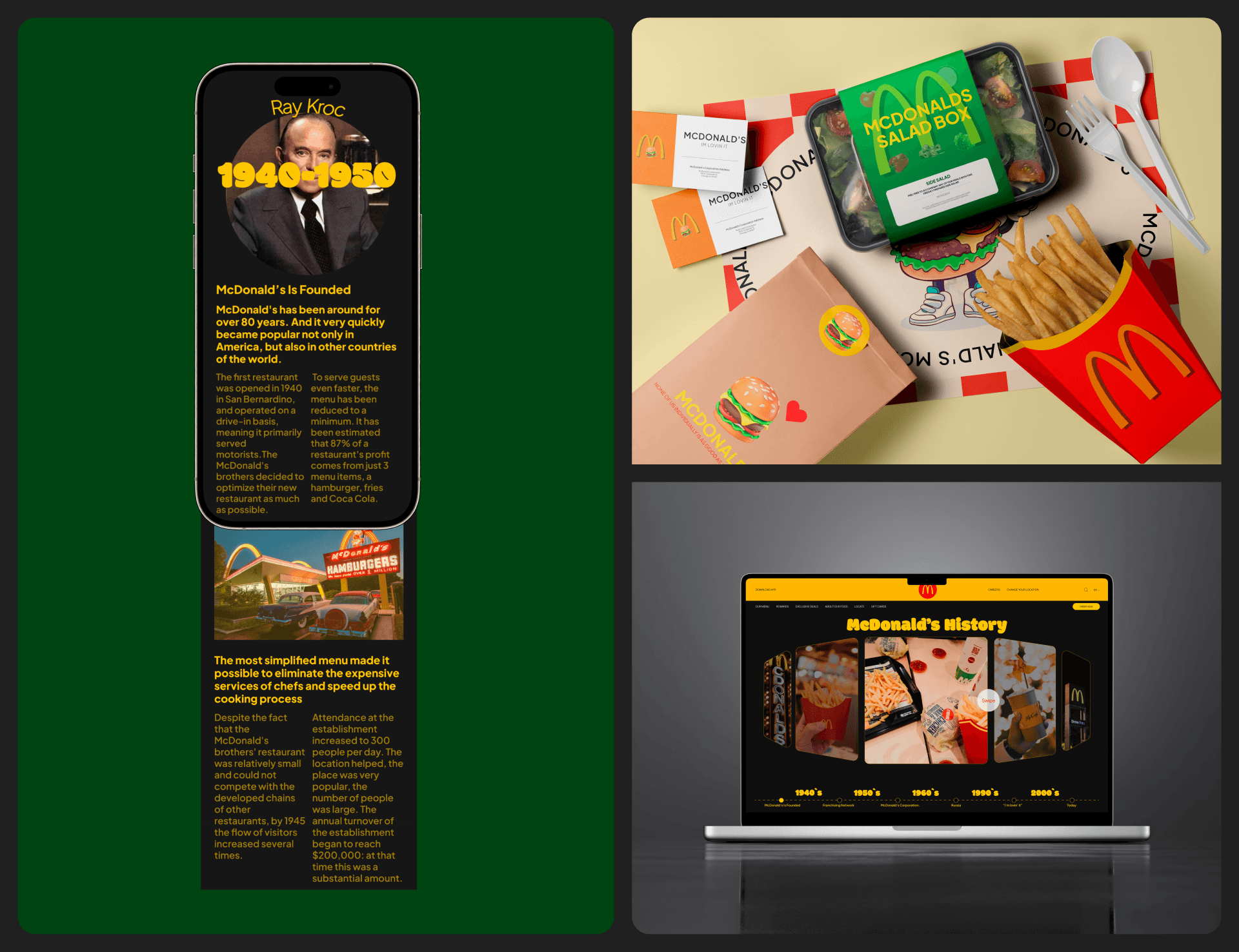 McDonald’s | Corporate site redesign | UI/UX Design — Изображение №9 — Интерфейсы, Брендинг на Dprofile