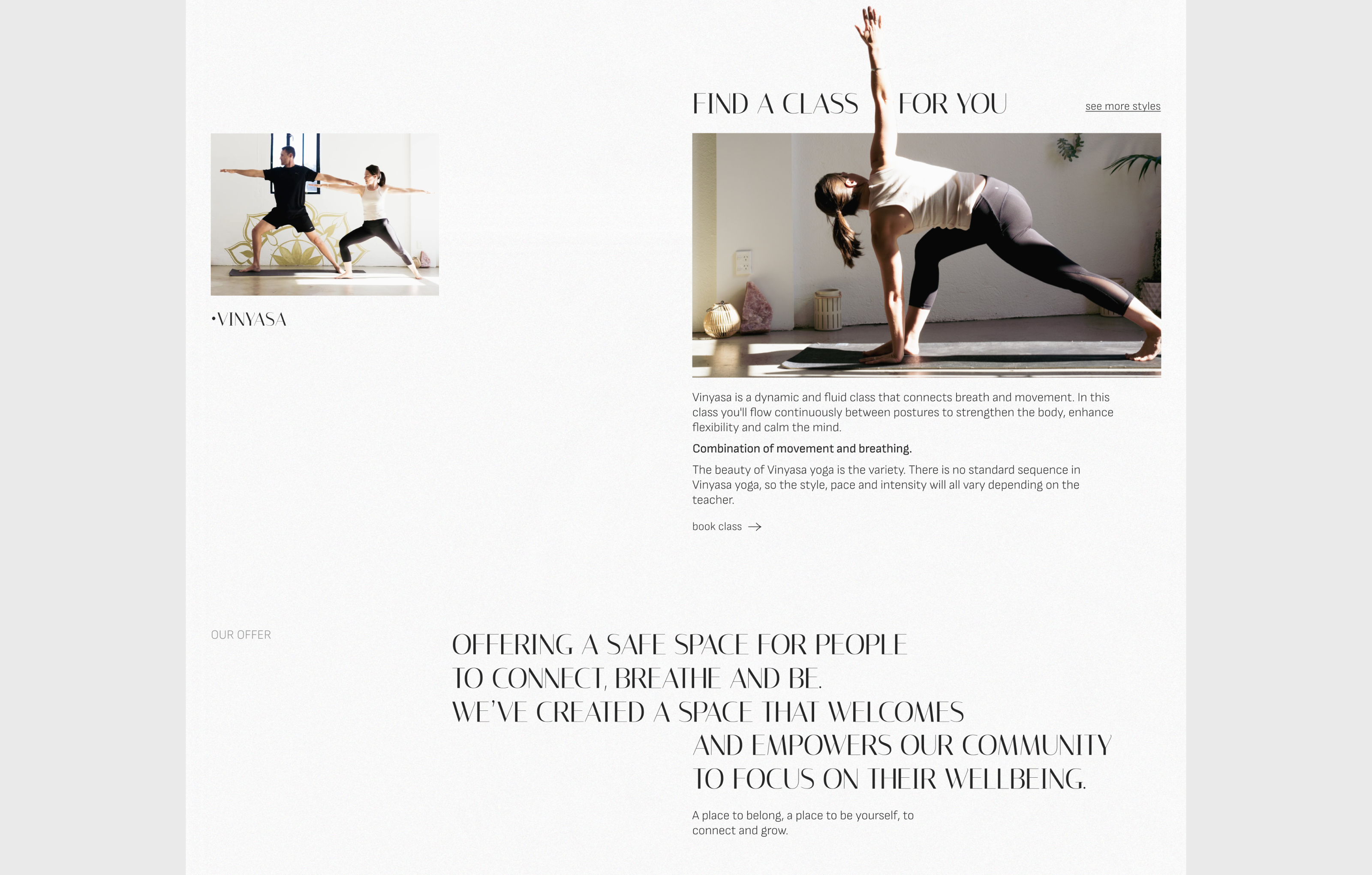 Yoga & Workshop space — Изображение №4 — Интерфейсы на Dprofile