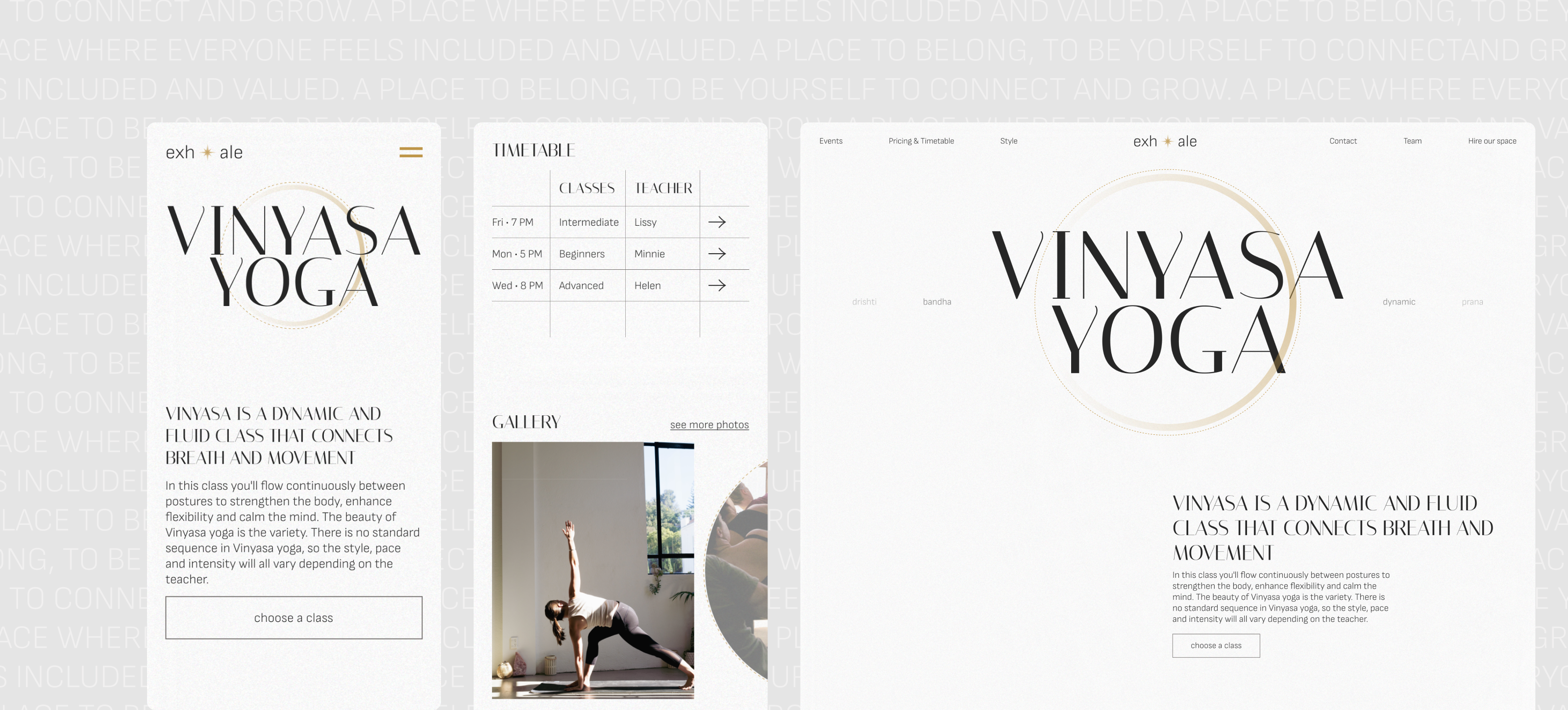 Yoga & Workshop space — Изображение №10 — Интерфейсы на Dprofile