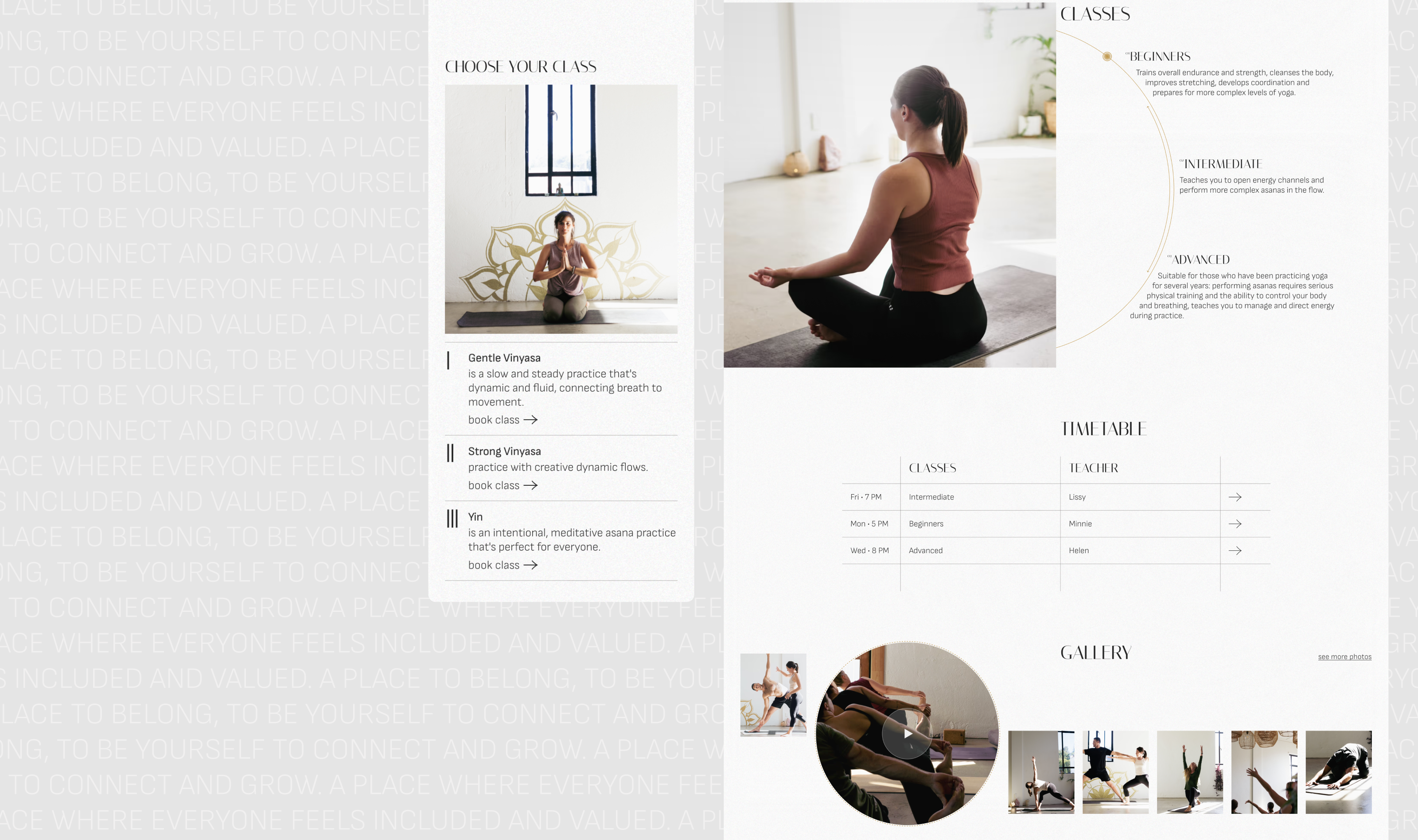 Yoga & Workshop space — Изображение №11 — Интерфейсы на Dprofile