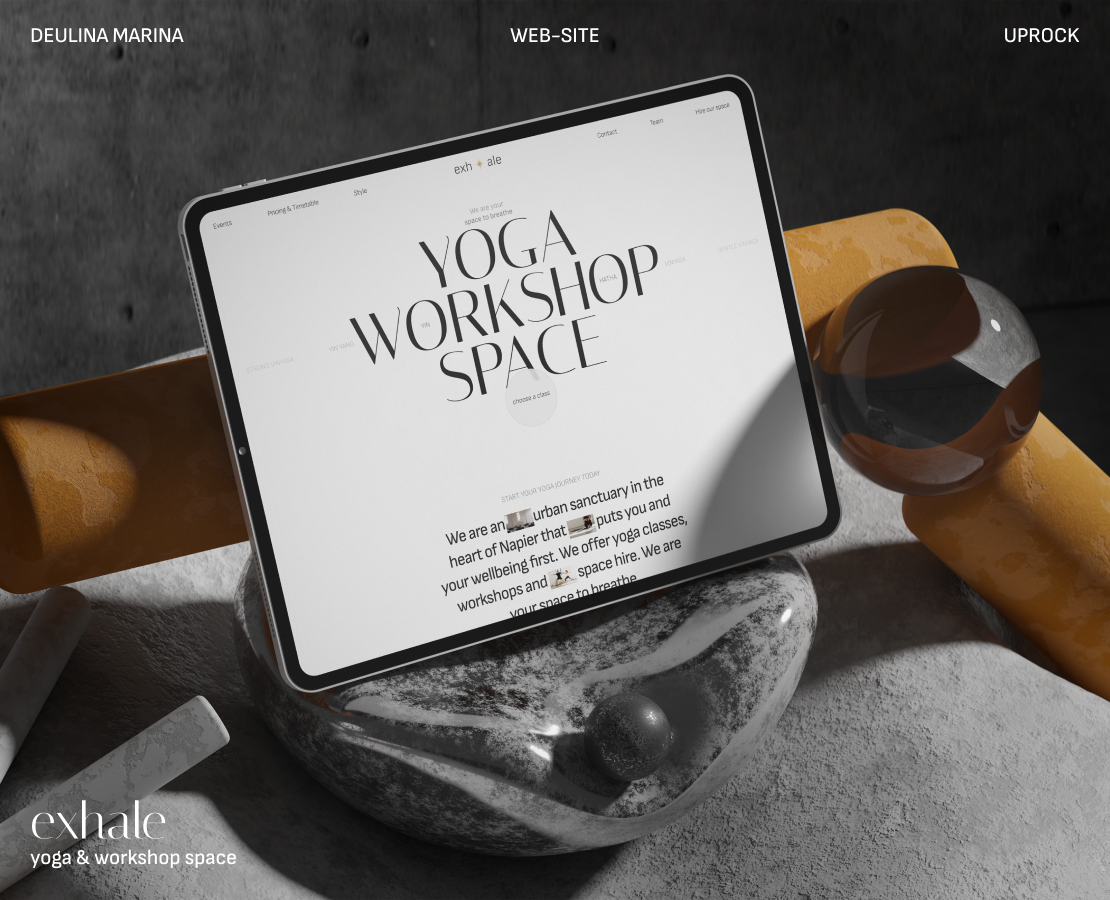 Yoga & Workshop space — Интерфейсы на Dprofile