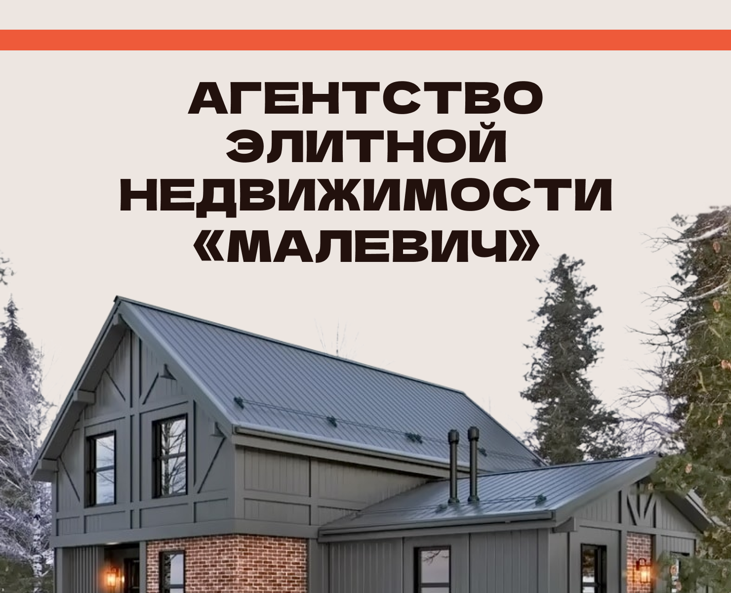 Многостраничный сайт Агентство недвижимости "Малевич" на Dprofile