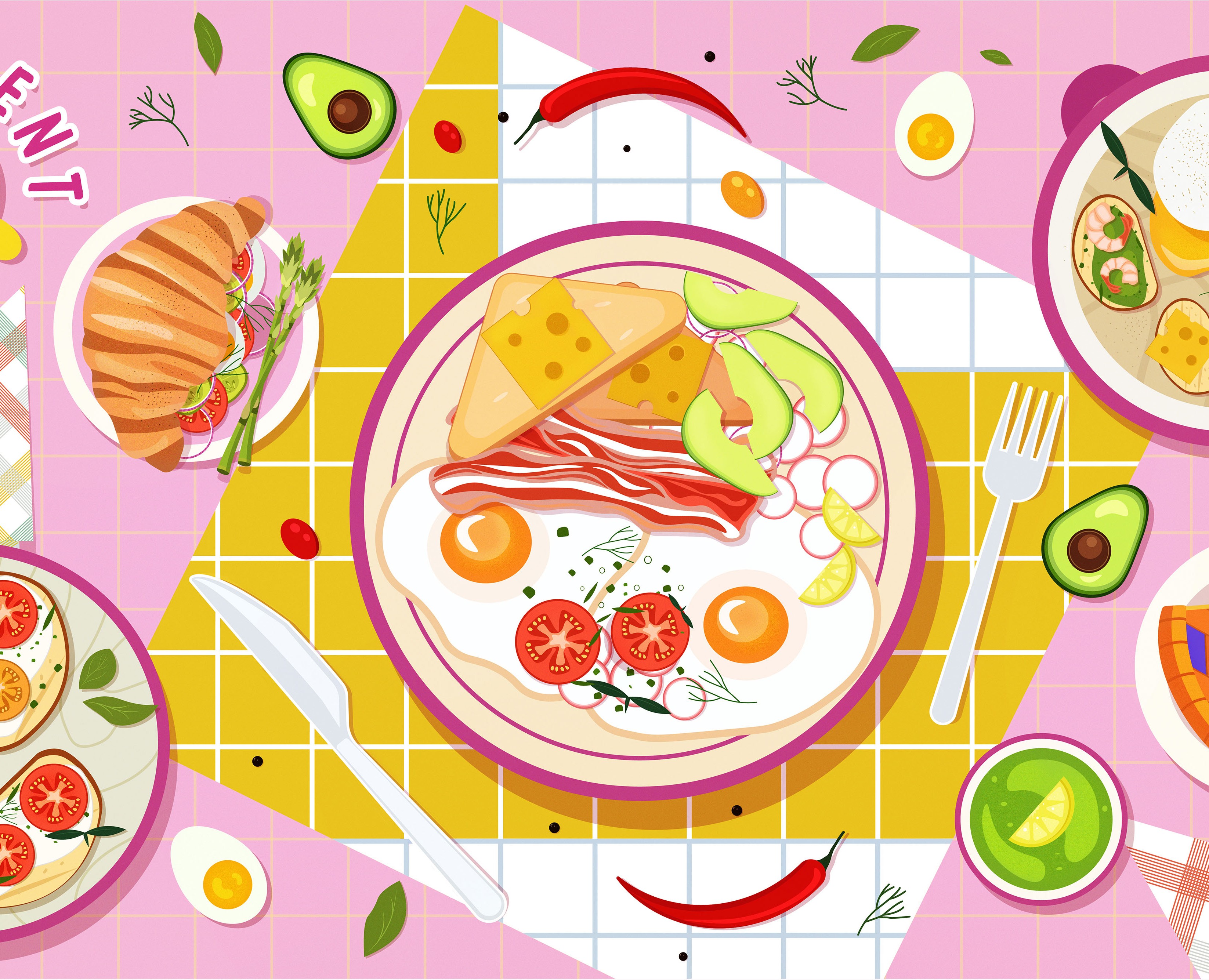 Illustrations for eggsellent — Иллюстрация на Dprofile