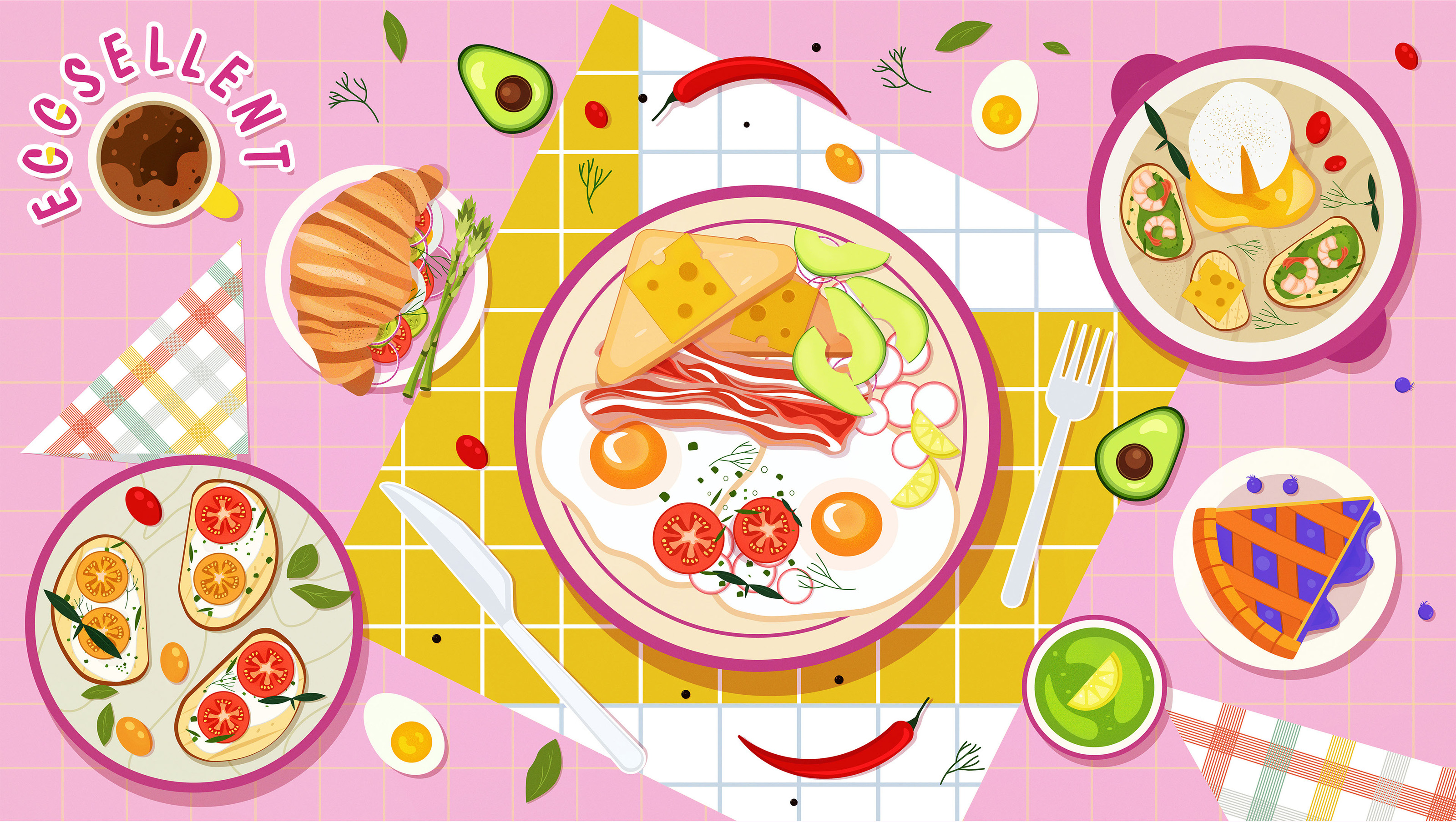 Illustrations for eggsellent — Изображение №3 — Иллюстрация на Dprofile