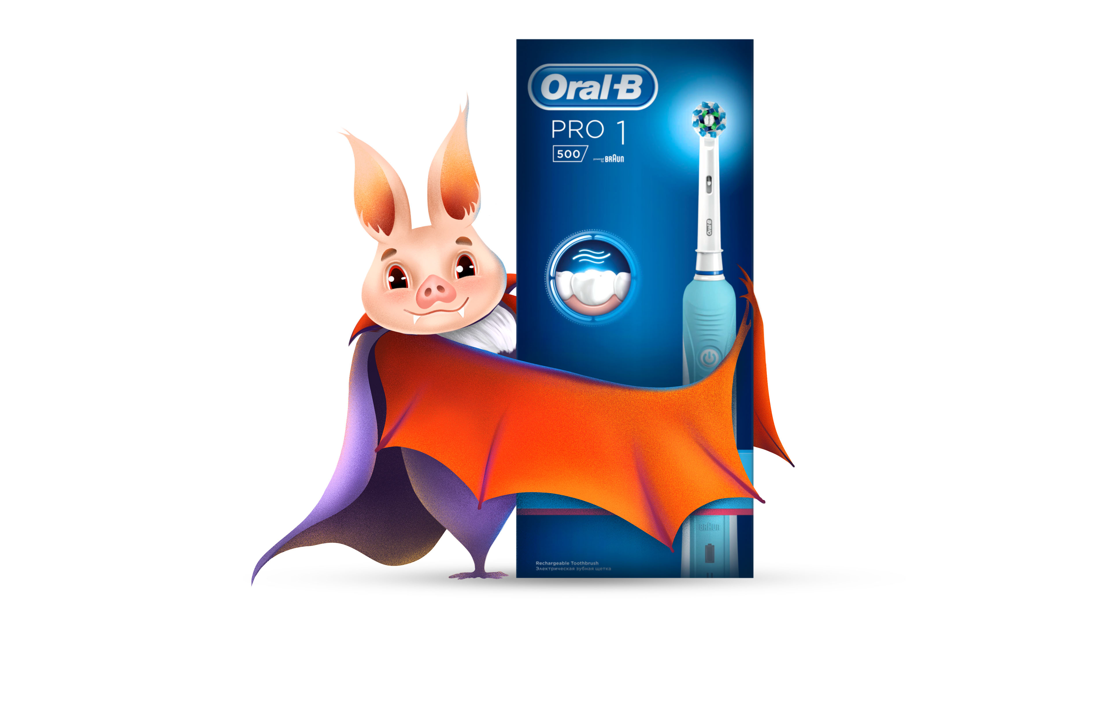 Дракула и ORAL-B — Изображение №2 — Брендинг, Иллюстрация на Dprofile
