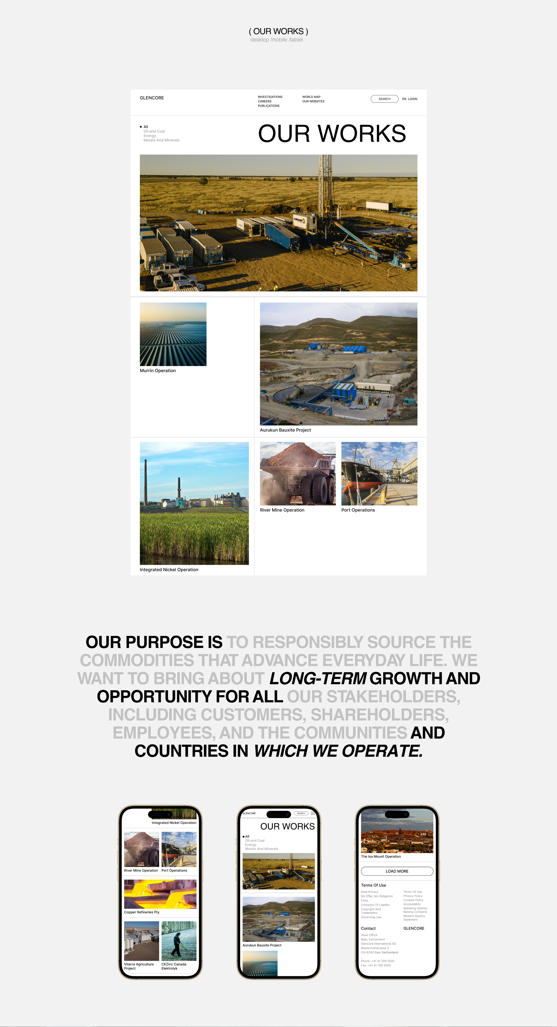 Glencore — Изображение №7 — Интерфейсы, Брендинг на Dprofile