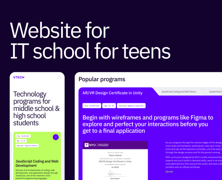 IT school for teens на Dprofile