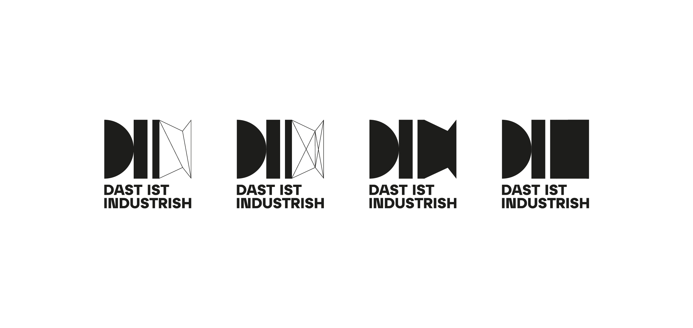 Лого для выставки DAST IST INDUSTRISH — Изображение №4 — Брендинг на Dprofile