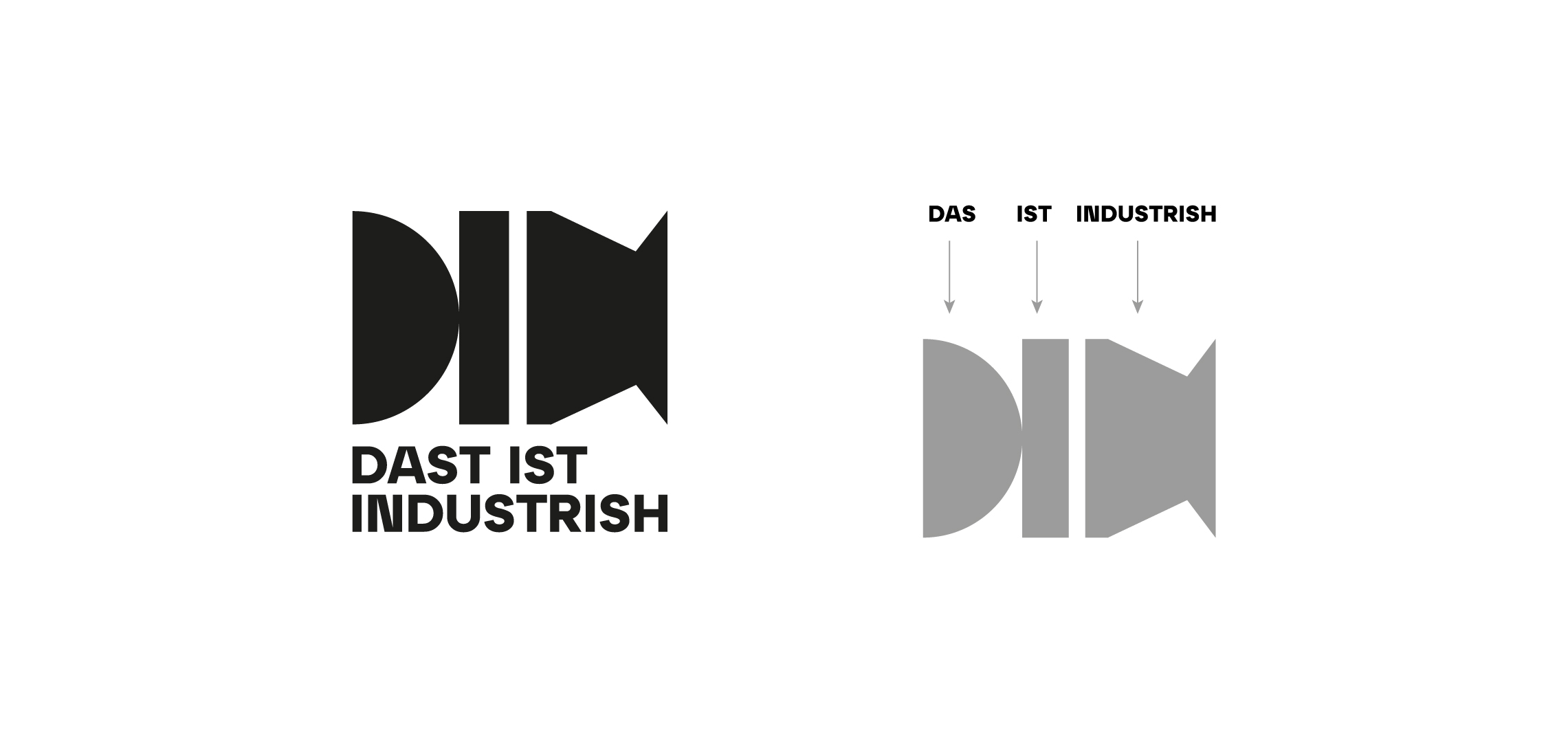 Лого для выставки DAST IST INDUSTRISH — Изображение №3 — Брендинг на Dprofile