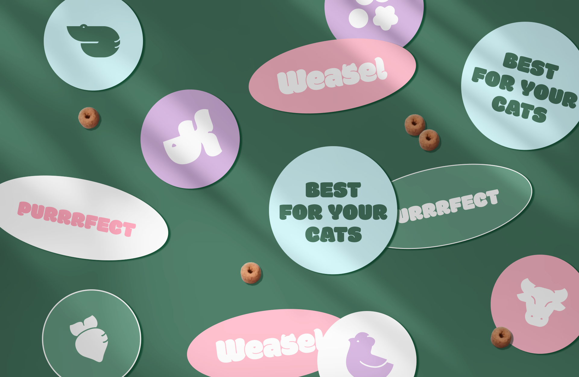 Weasel | Фирменный стиль для кошачьего корма — Изображение №7 — Брендинг на Dprofile