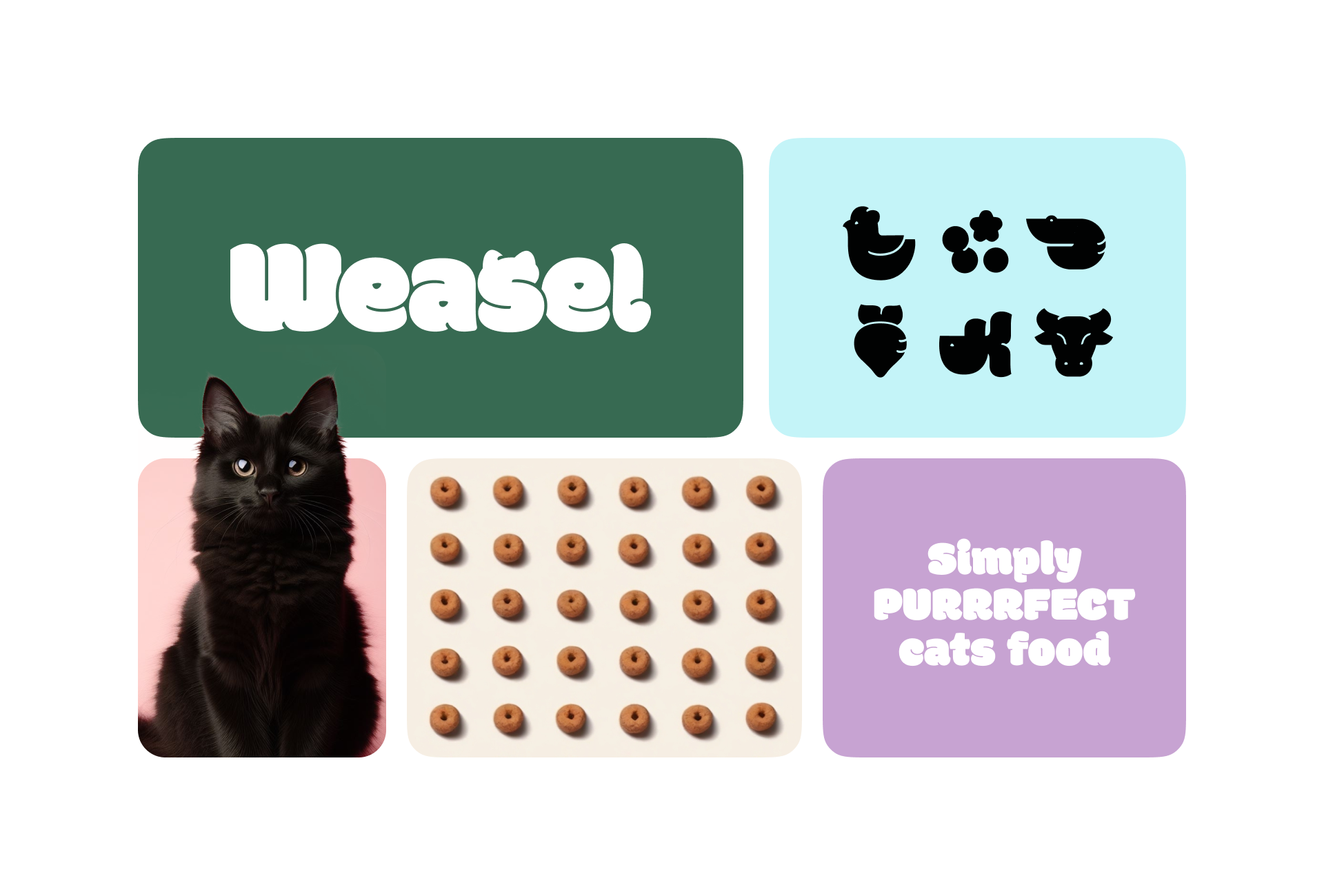 Weasel | Фирменный стиль для кошачьего корма — Изображение №2 — Брендинг на Dprofile