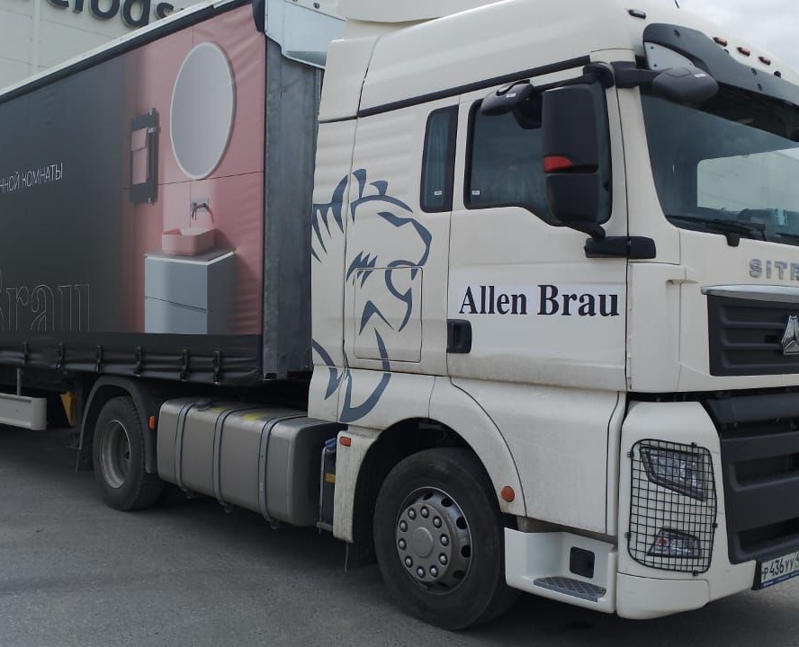 Брендинг грузового авто Allen Brau — Брендинг, Графика на Dprofile