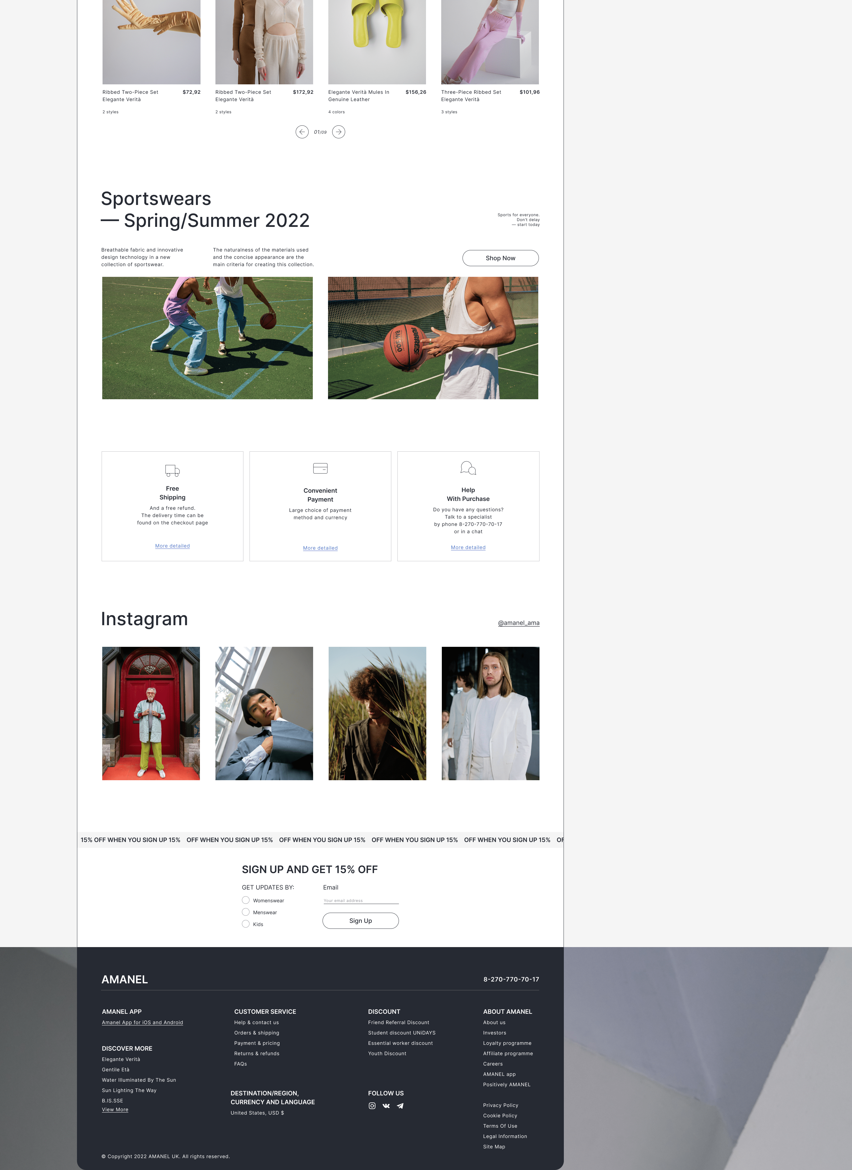 AMANEL | UI | STORE — Изображение №5 — Интерфейсы на Dprofile