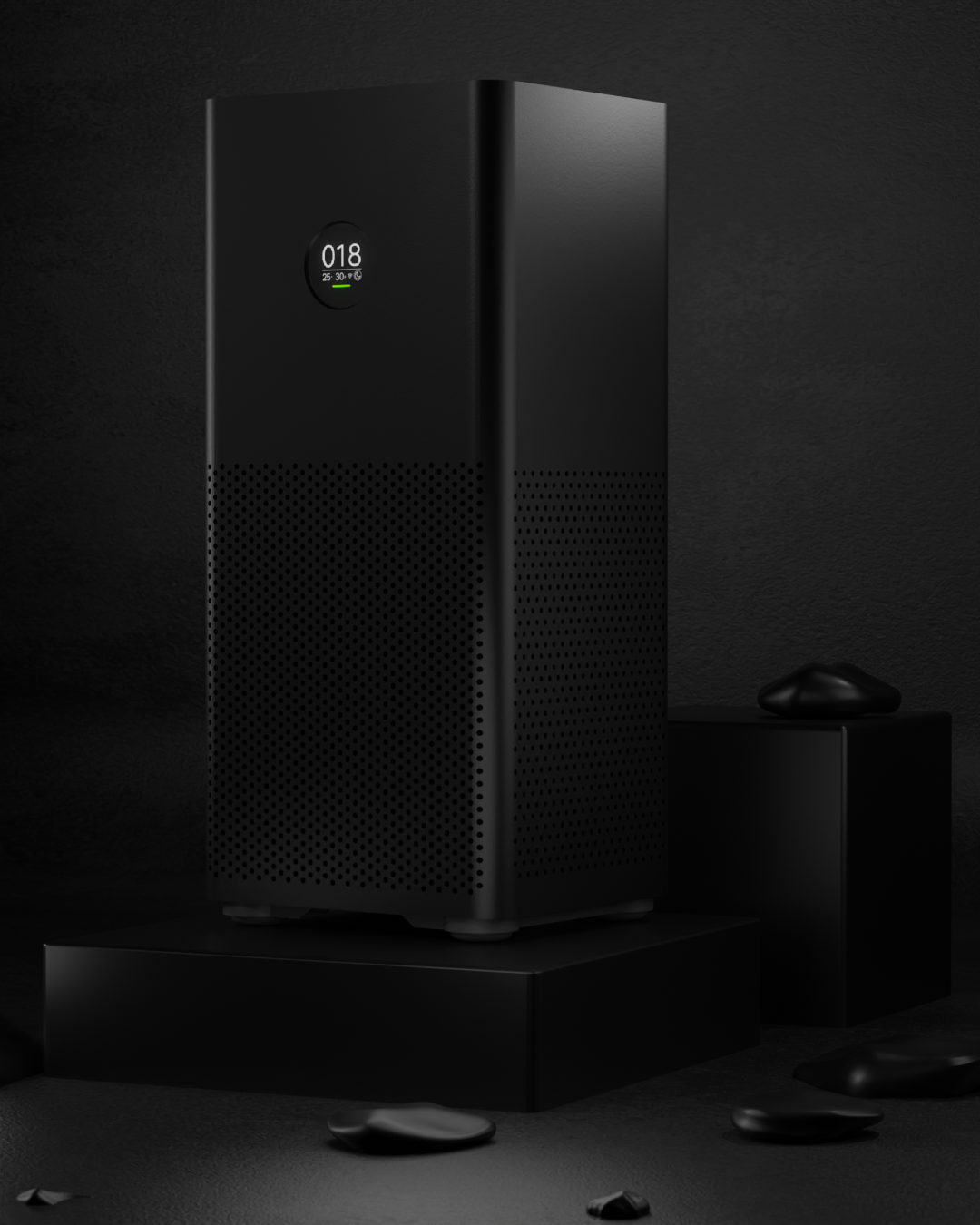 Air Purifier Xiaomi (non-commercial project) — Изображение №6 — Интерфейсы, 3D на Dprofile