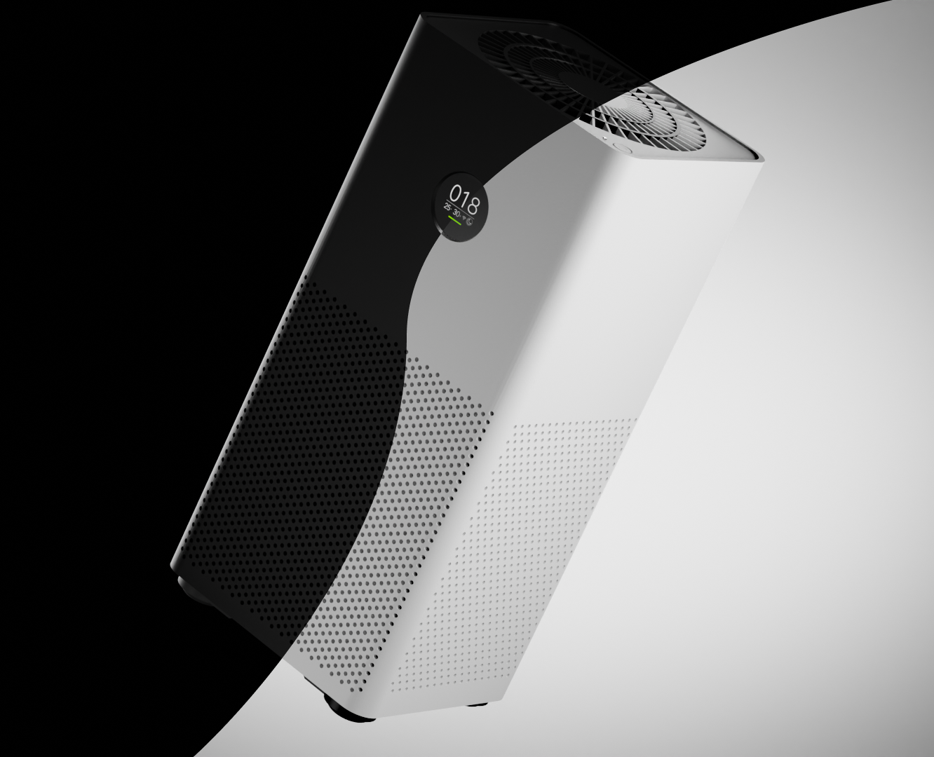 Air Purifier Xiaomi (non-commercial project) — Интерфейсы, 3D на Dprofile