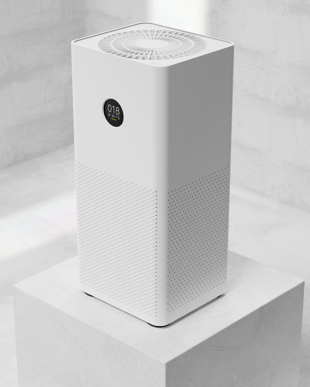 Air Purifier Xiaomi (non-commercial project) — Изображение №4 — Интерфейсы, 3D на Dprofile