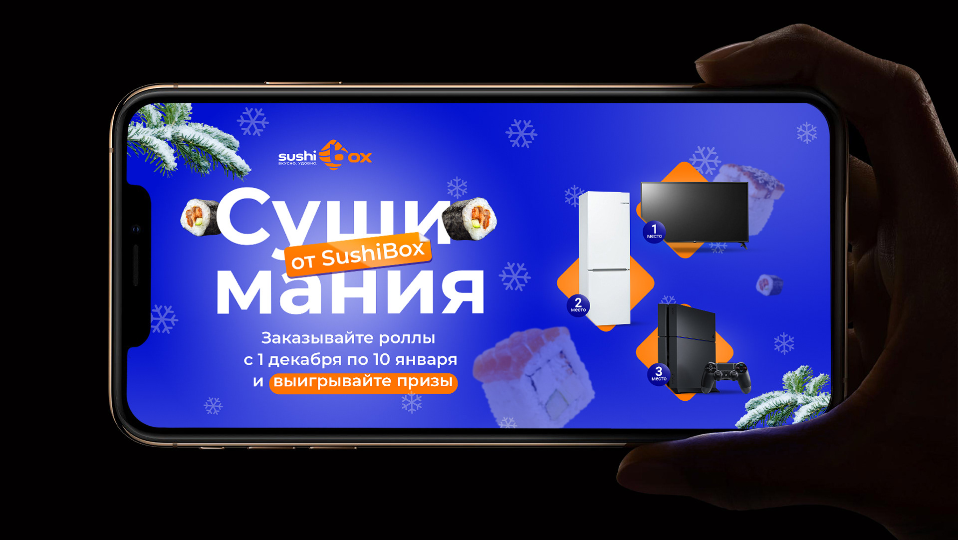 Рекламная кампания Сушибокс — Изображение №4 — Графика на Dprofile