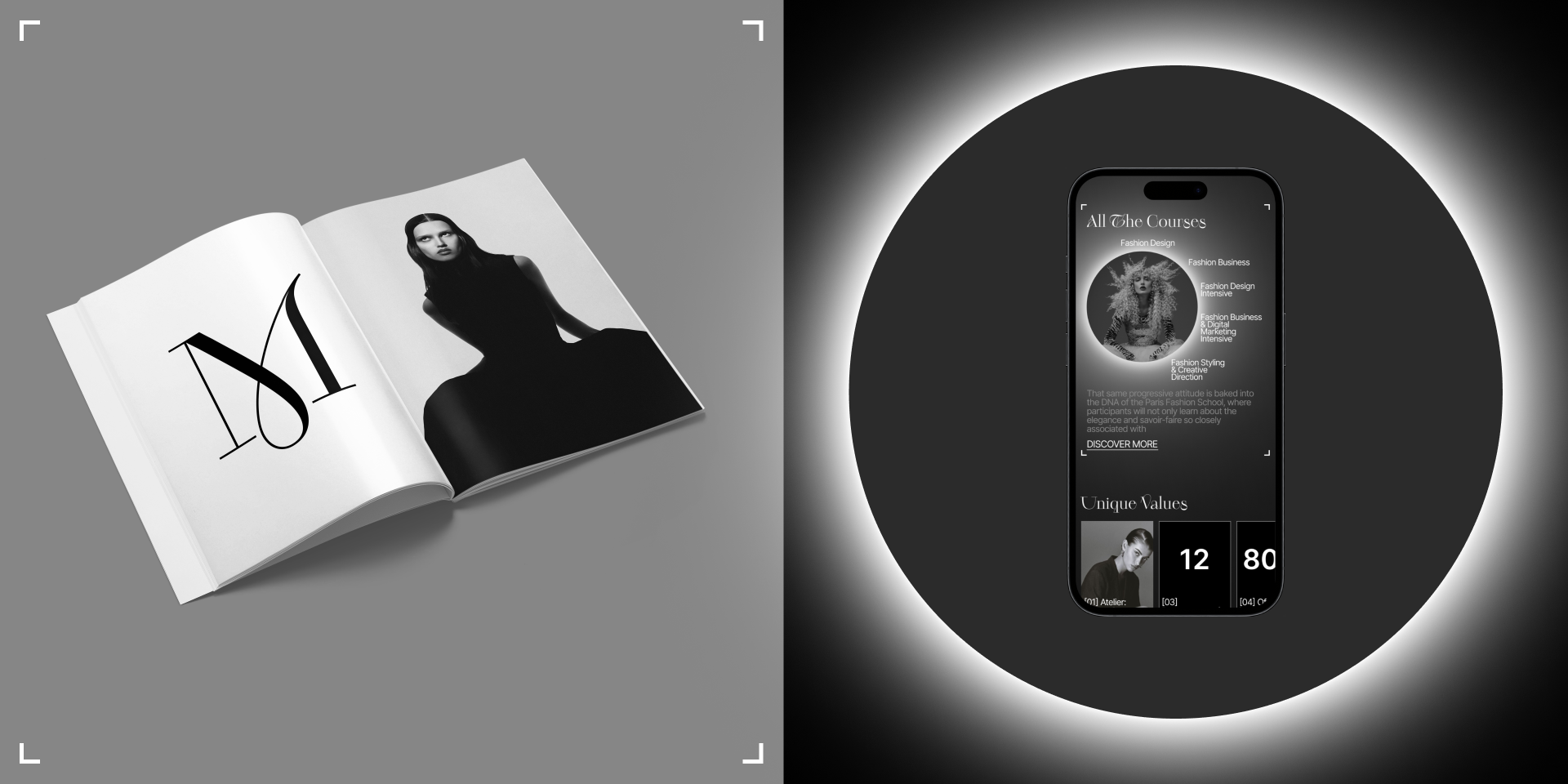 L'institut Marangoni | Corporate website — Изображение №4 — Интерфейсы, Брендинг на Dprofile