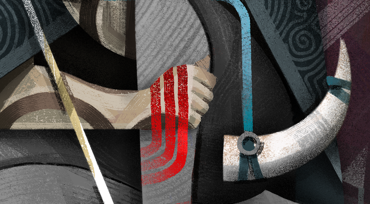 Смерть Мудрого Хельги | Иллюстрация — Изображение №4 — Иллюстрация на Dprofile