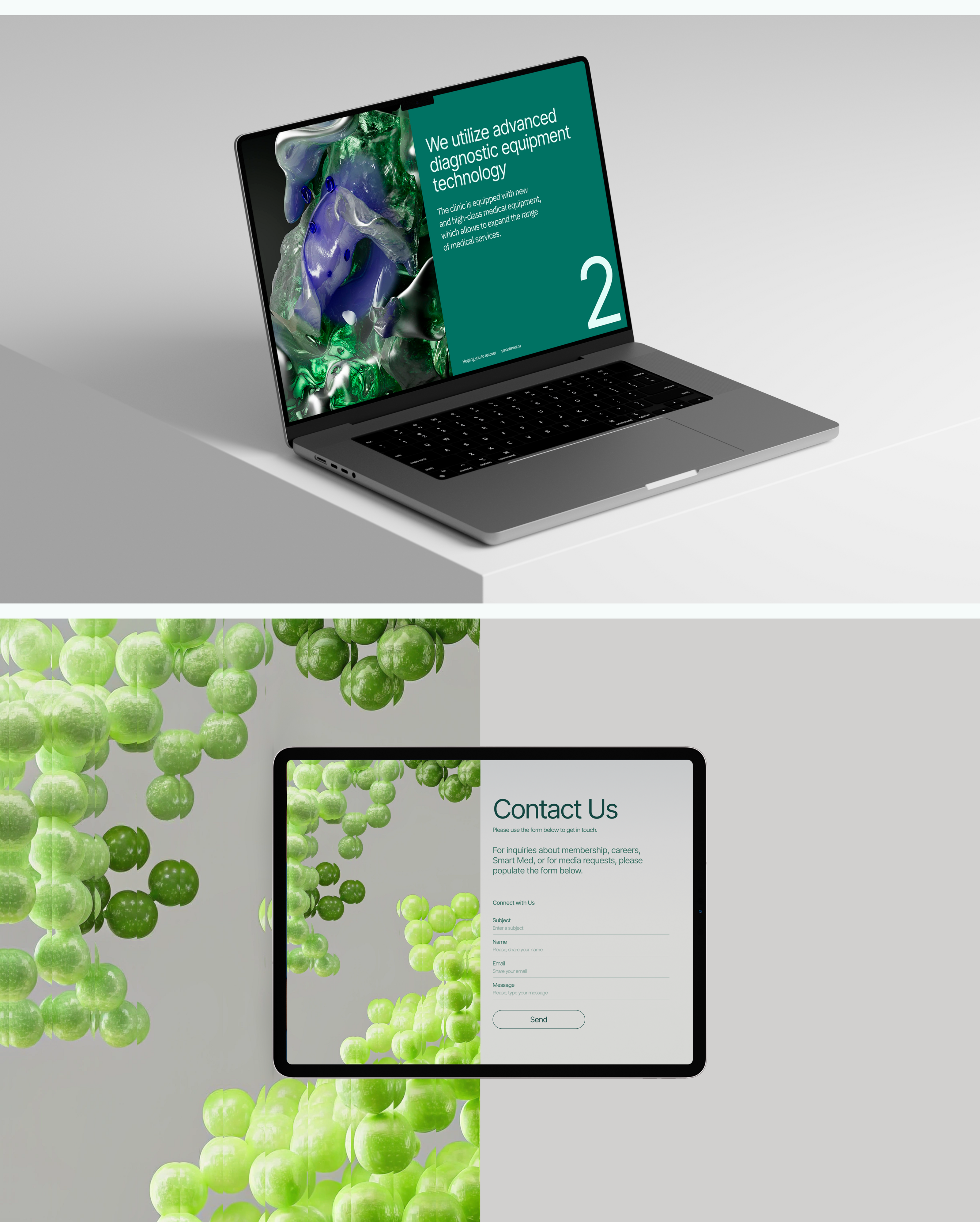 SmartMed Clinics. Branding, Logo-design & Web-concept. — Изображение №10 — Брендинг на Dprofile