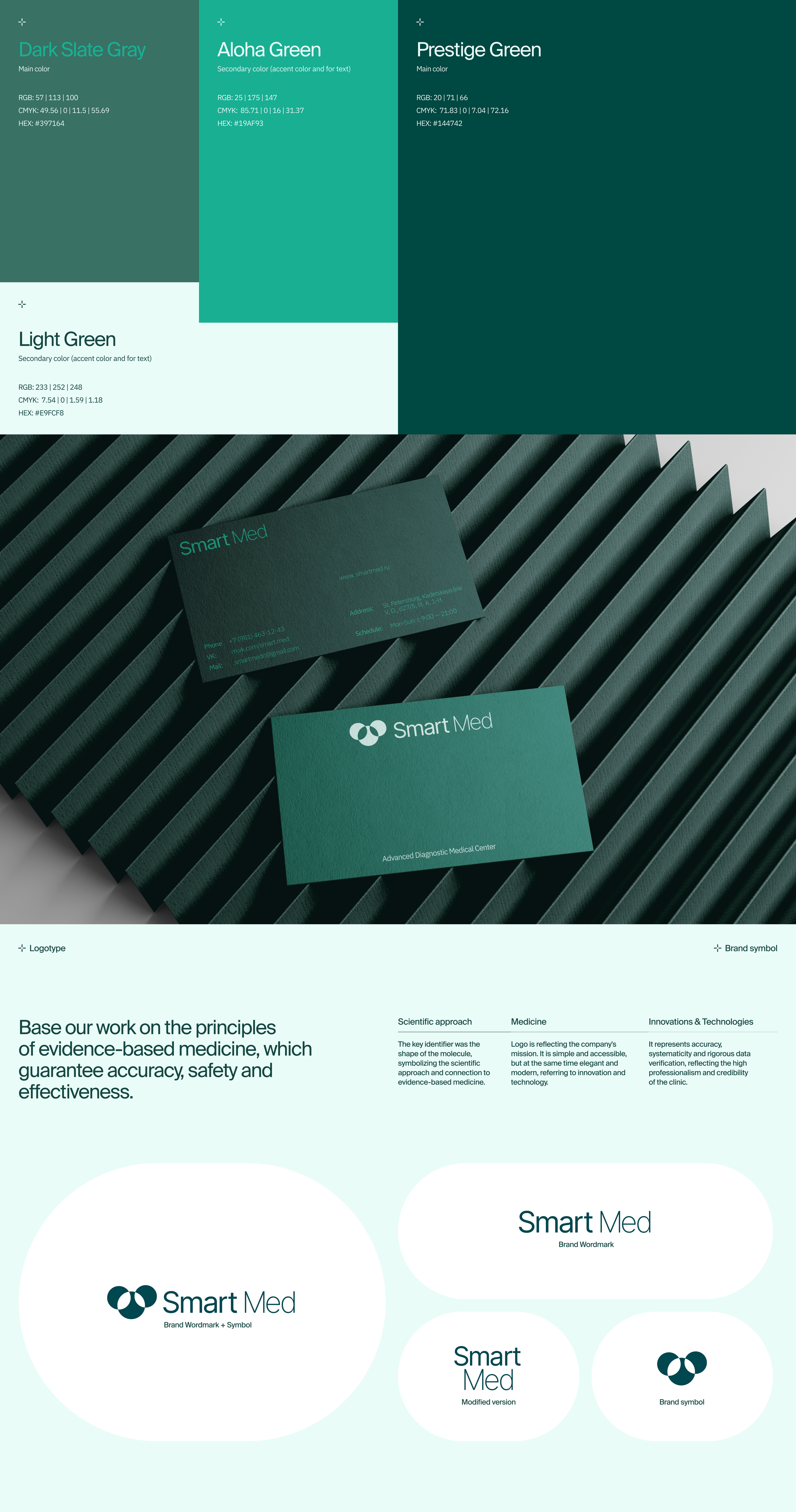 SmartMed Clinics. Branding, Logo-design & Web-concept. — Изображение №3 — Брендинг на Dprofile