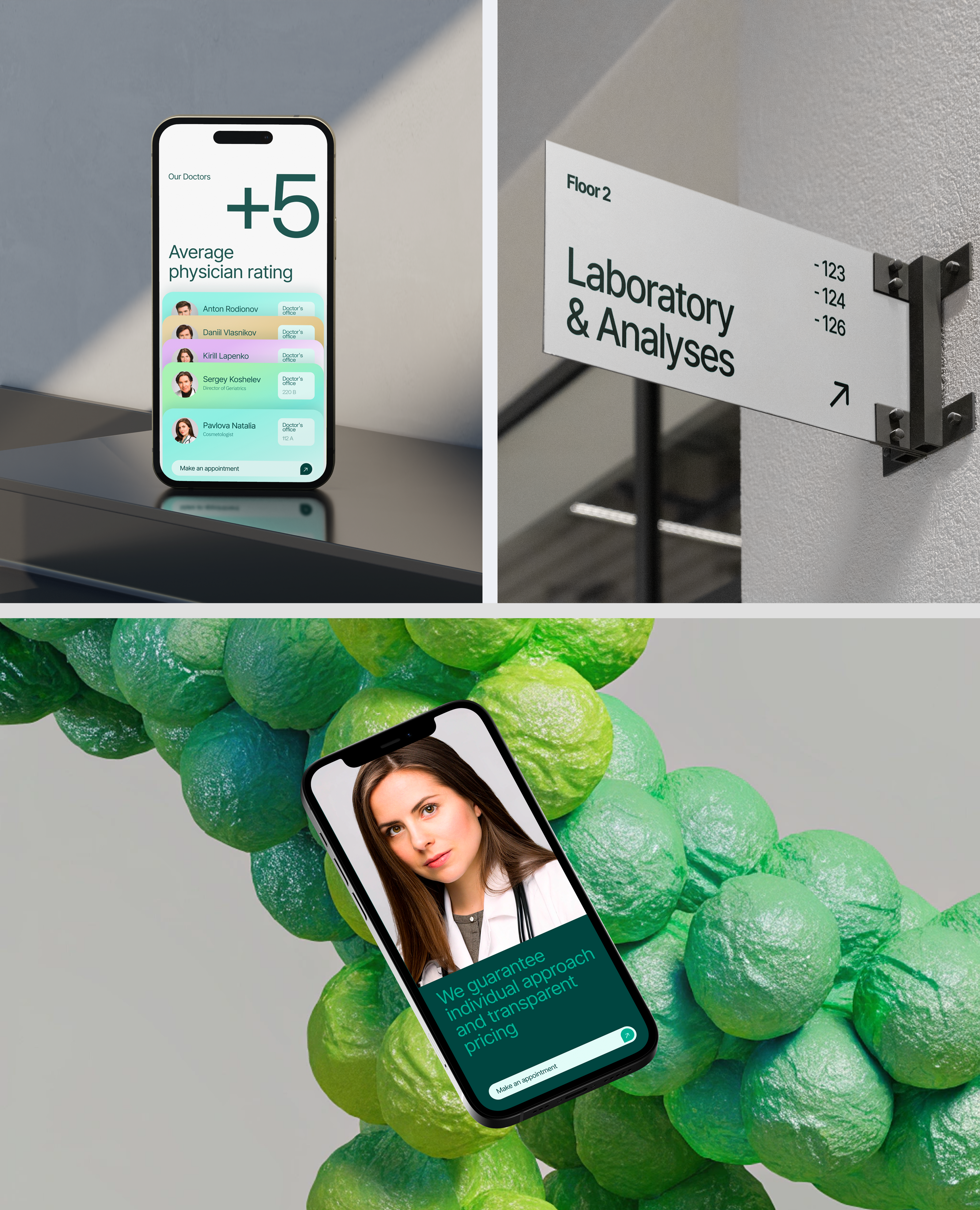 SmartMed Clinics. Branding, Logo-design & Web-concept. — Изображение №9 — Брендинг на Dprofile