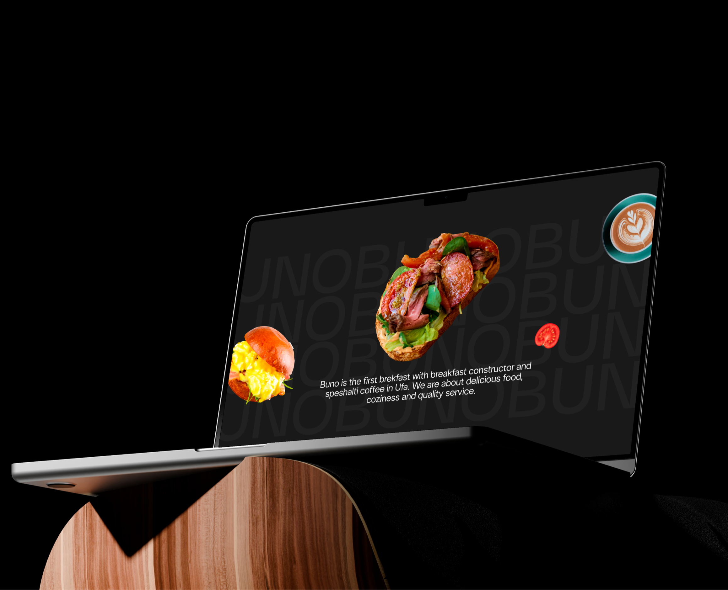 Buno. Web-site for the first breakfast cafe in Ufa. — Интерфейсы, Брендинг на Dprofile
