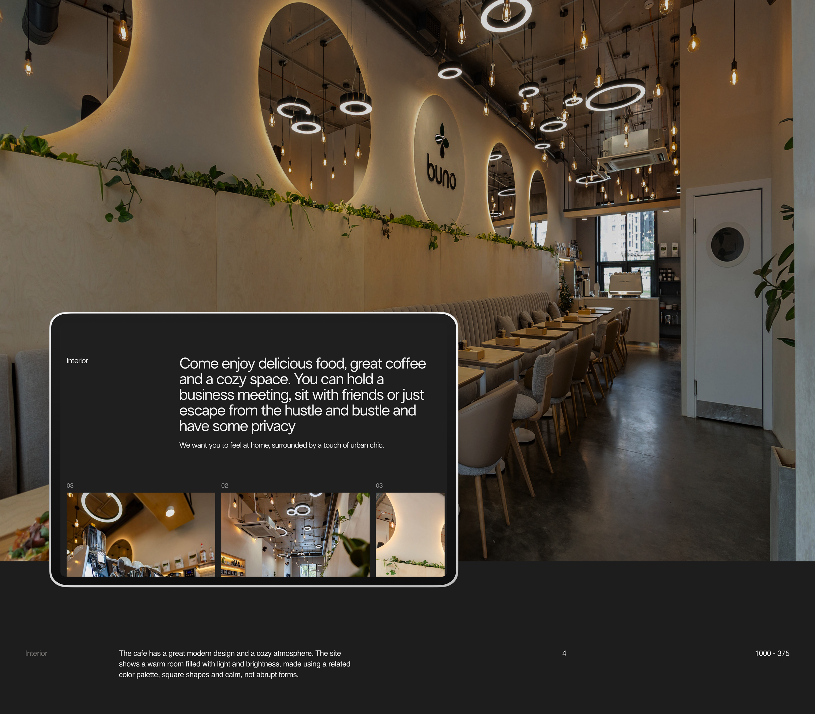 Buno. Web-site for the first breakfast cafe in Ufa. — Изображение №6 — Интерфейсы, Брендинг на Dprofile