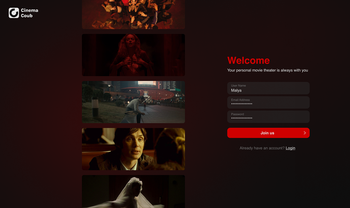 Online movie service | UX UI — Изображение №6 — Интерфейсы на Dprofile