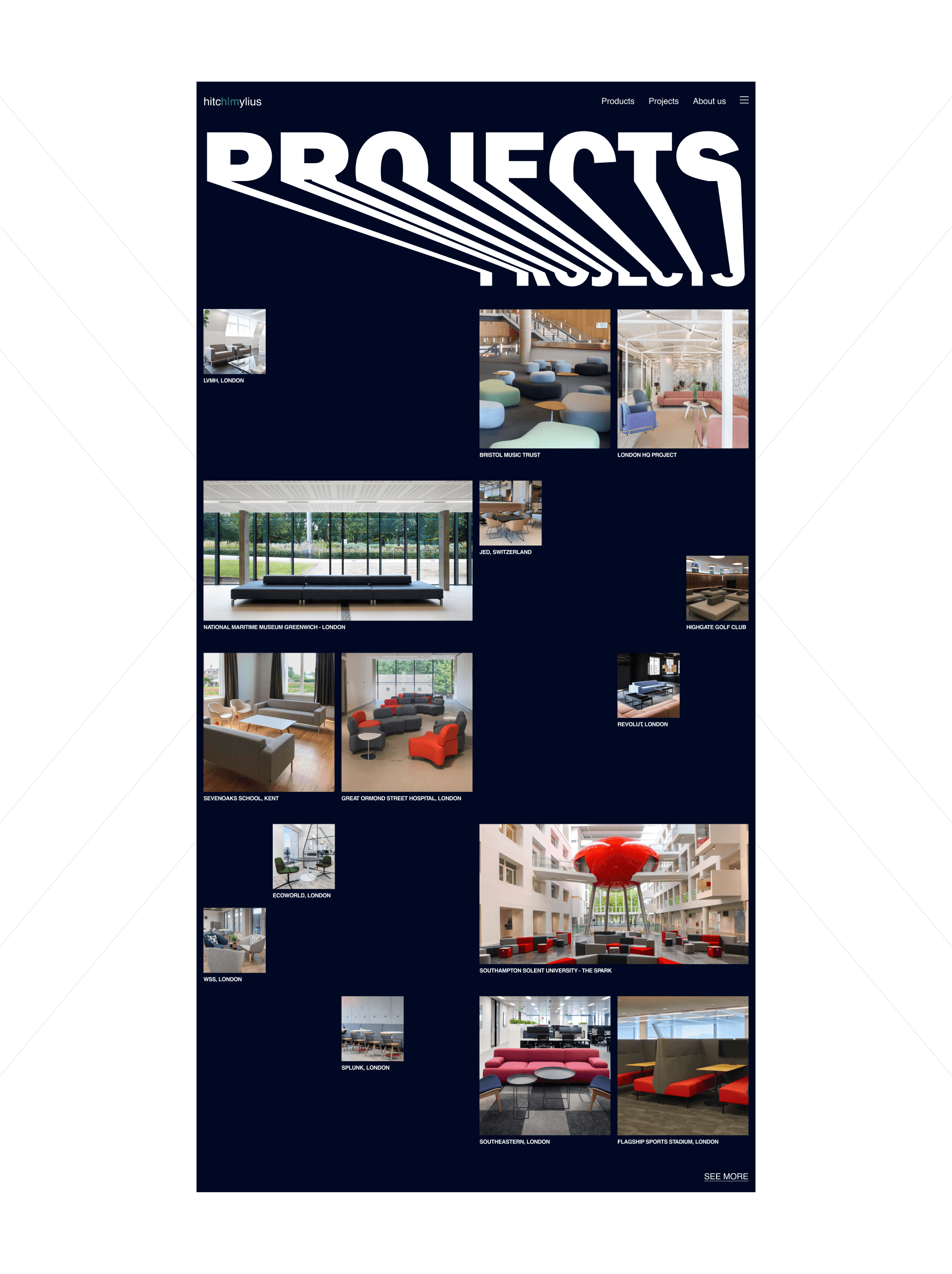 Hitch Mylius | Corporate website redesign — Изображение №5 — Графика, Интерфейсы на Dprofile