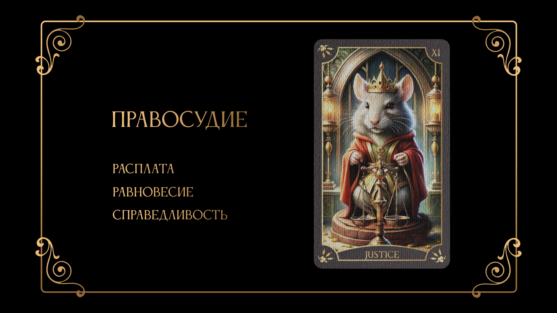 Дизайн 78 карт "Таро Крыс" — Изображение №24 — Иллюстрация, Графика на Dprofile