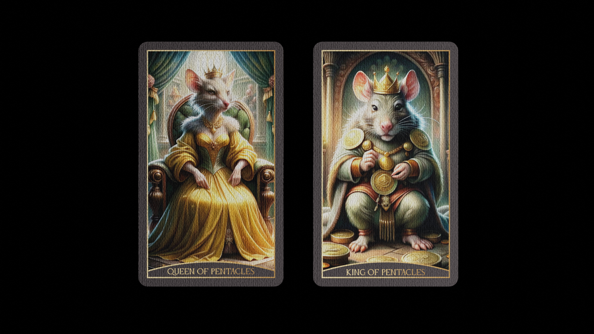 Дизайн 78 карт "Таро Крыс" — Изображение №12 — Иллюстрация, Графика на Dprofile