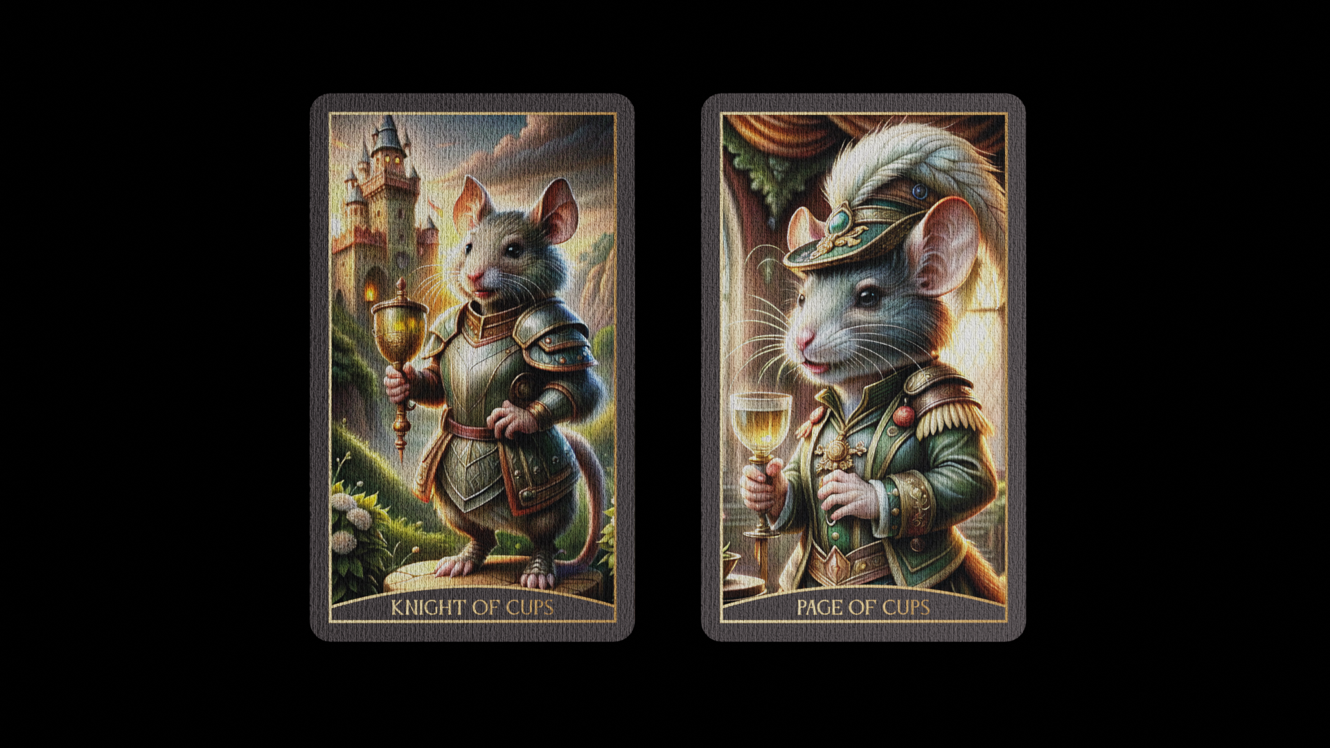 Дизайн 78 карт "Таро Крыс" — Изображение №16 — Иллюстрация, Графика на Dprofile