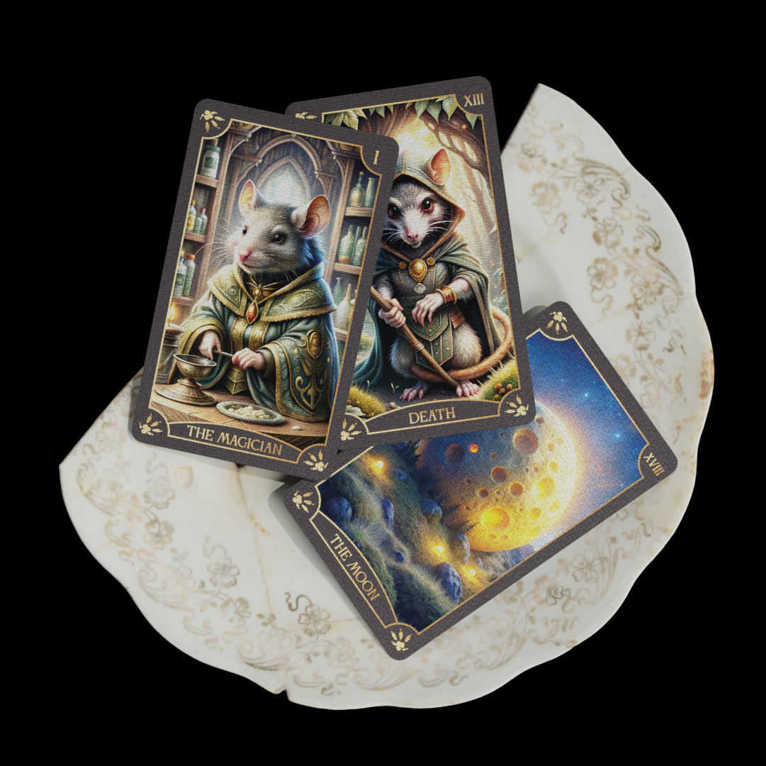 Дизайн 78 карт "Таро Крыс" — Изображение №26 — Иллюстрация, Графика на Dprofile